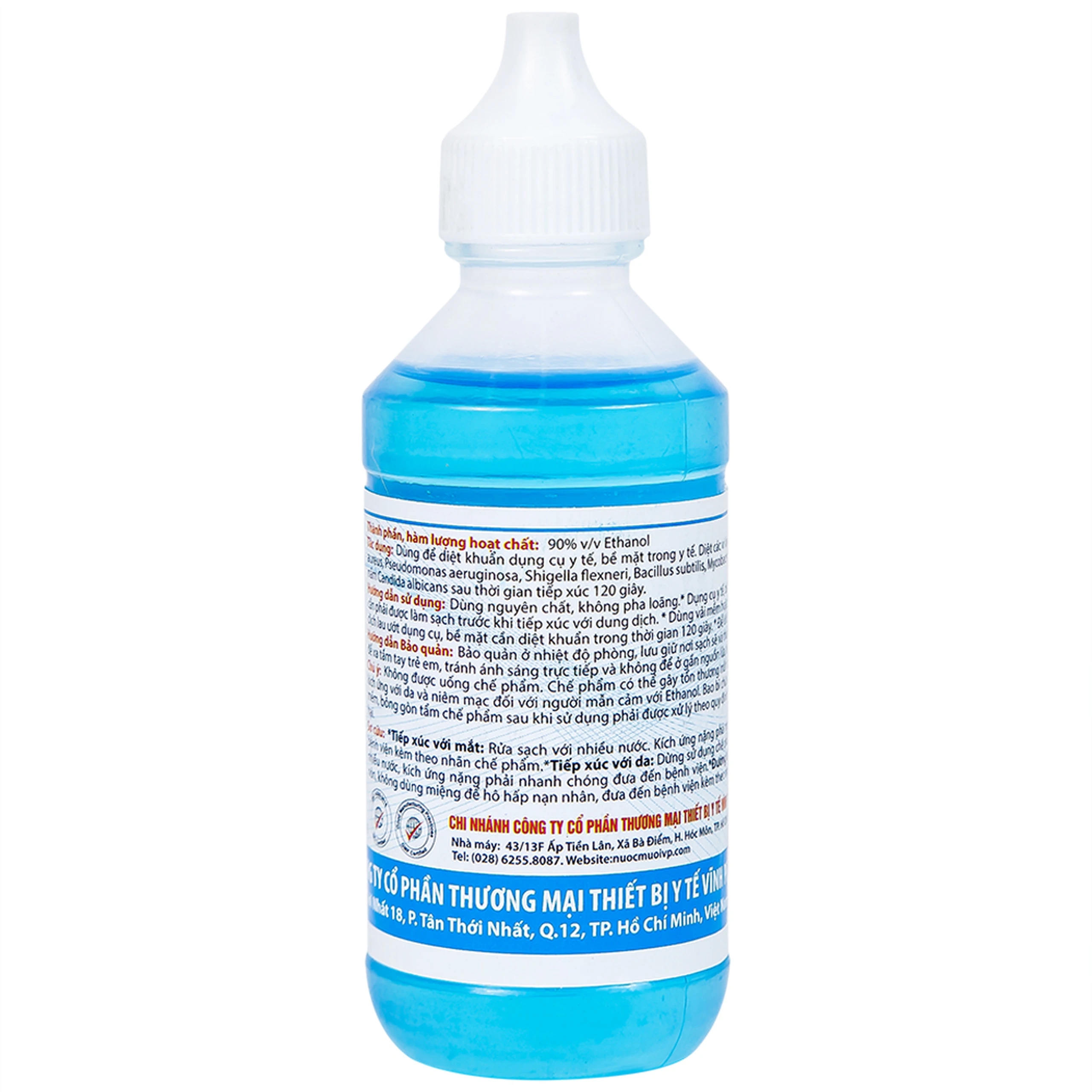 Cồn xanh 90 độ Vĩnh Phúc 60ml dùng sát trùng vết thương