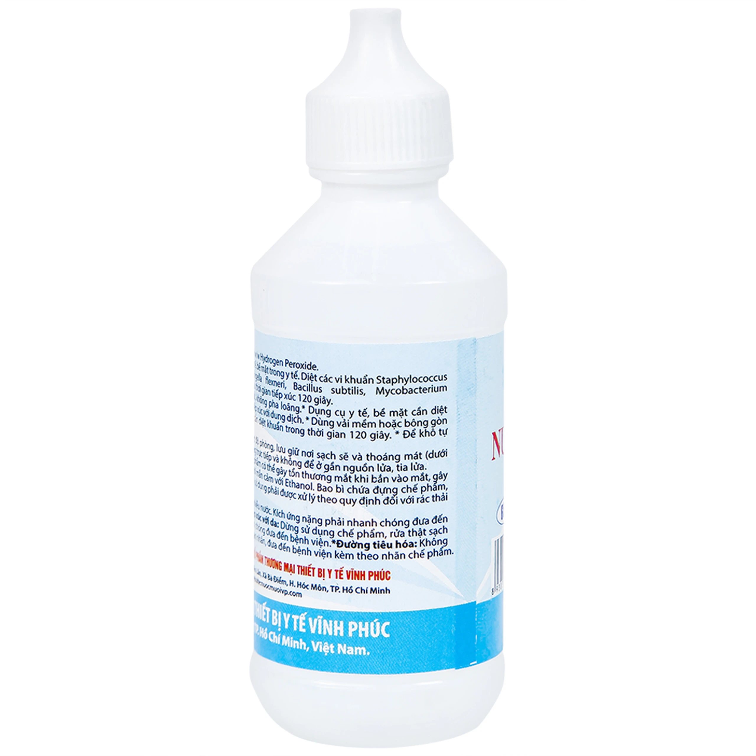 Oxy già Vĩnh Phúc 3% 60ml dùng rửa vết thương, kháng khuẩn