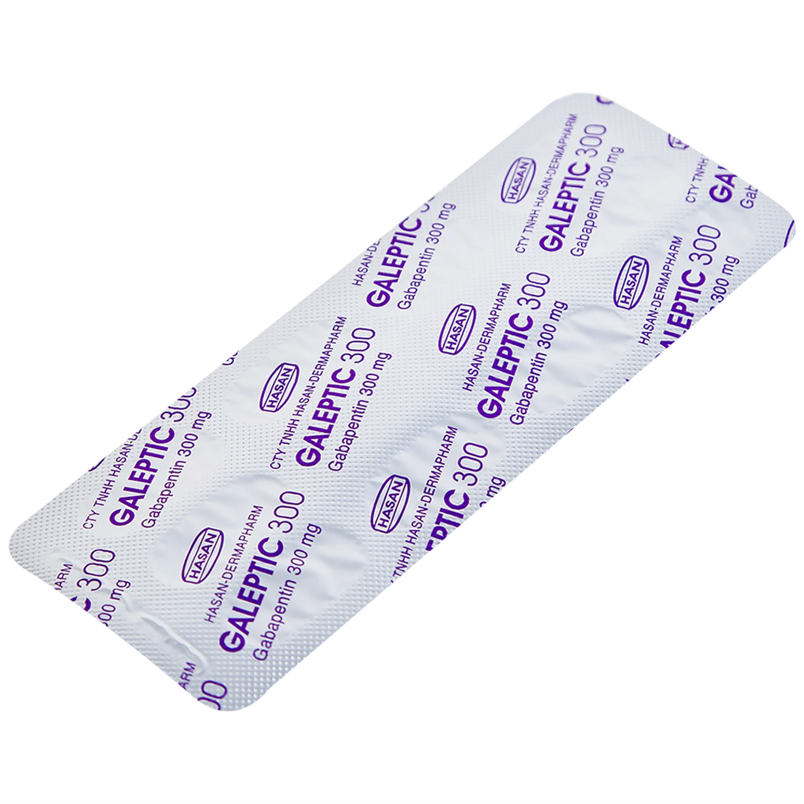 Thuốc Galeptic 300 Hasan điều trị hỗ trợ trong động kinh cục bộ (3 vỉ x 10 viên)