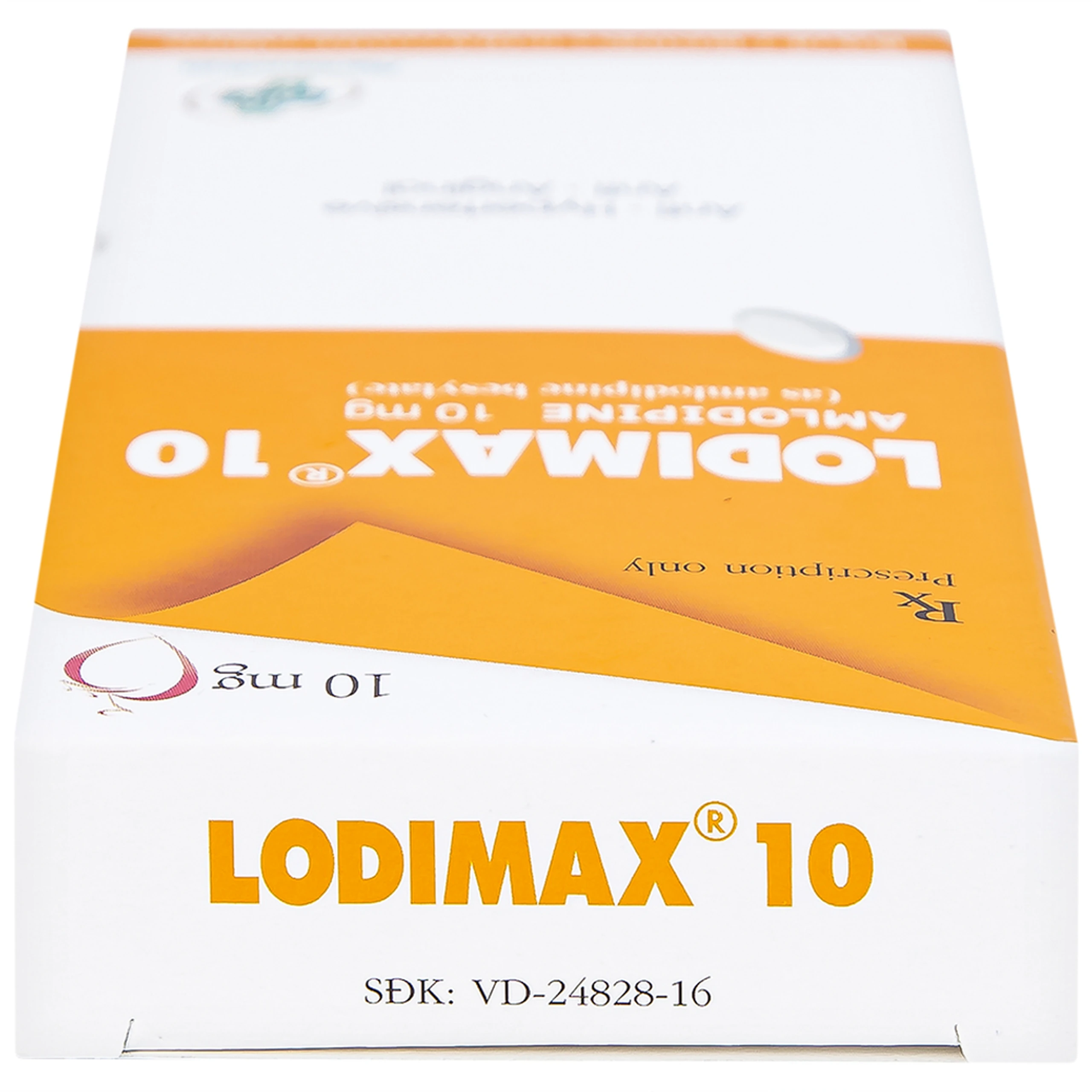 Viên nén Lodimax 10 OPV Pharma chống tăng huyết áp, đau thắt ngực (2 vỉ x 10 viên) 