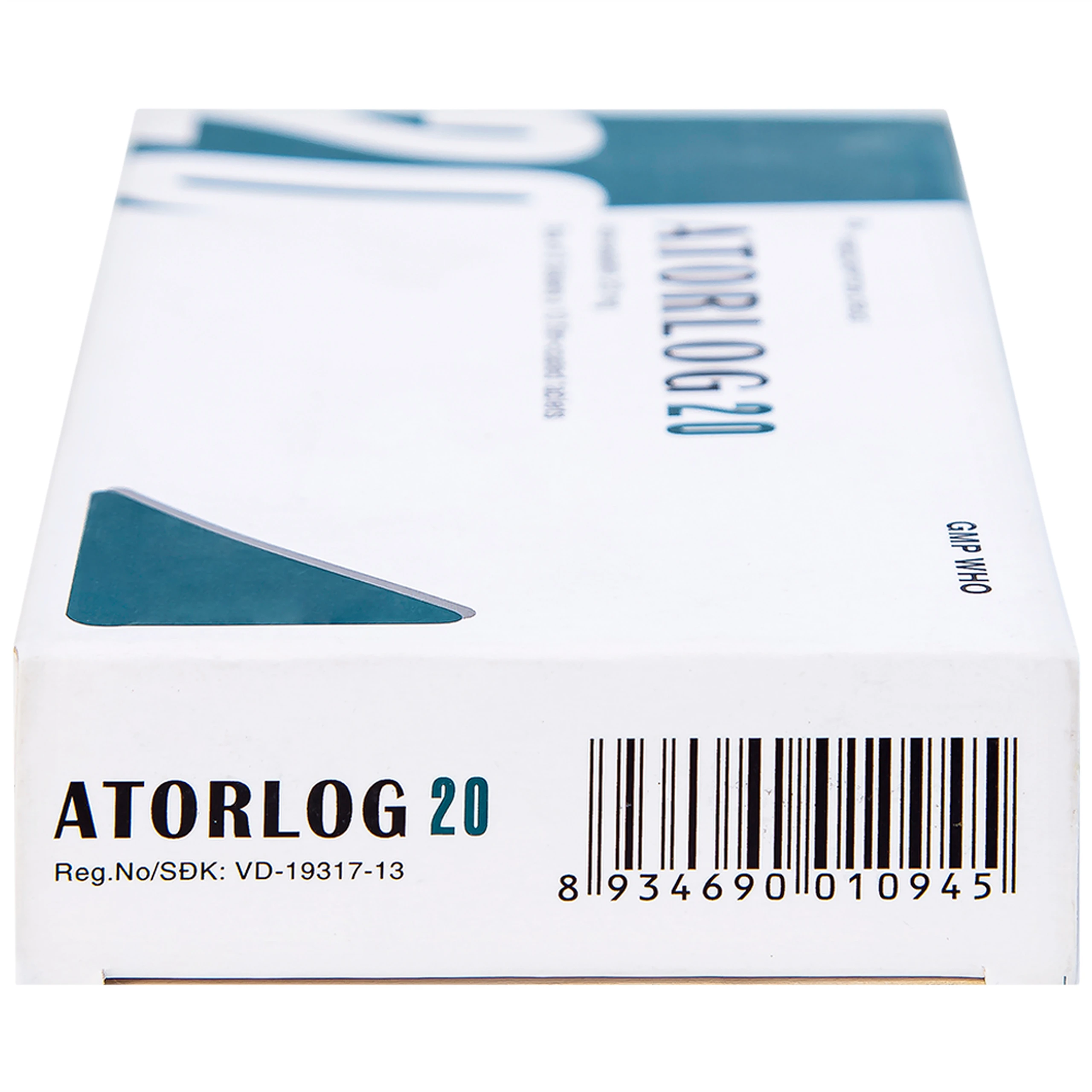 Thuốc Atorlog 20mg Bidiphar điều trị tăng cholesterol toàn phần và LDL-cholesterol (3 vỉ x 10 viên)