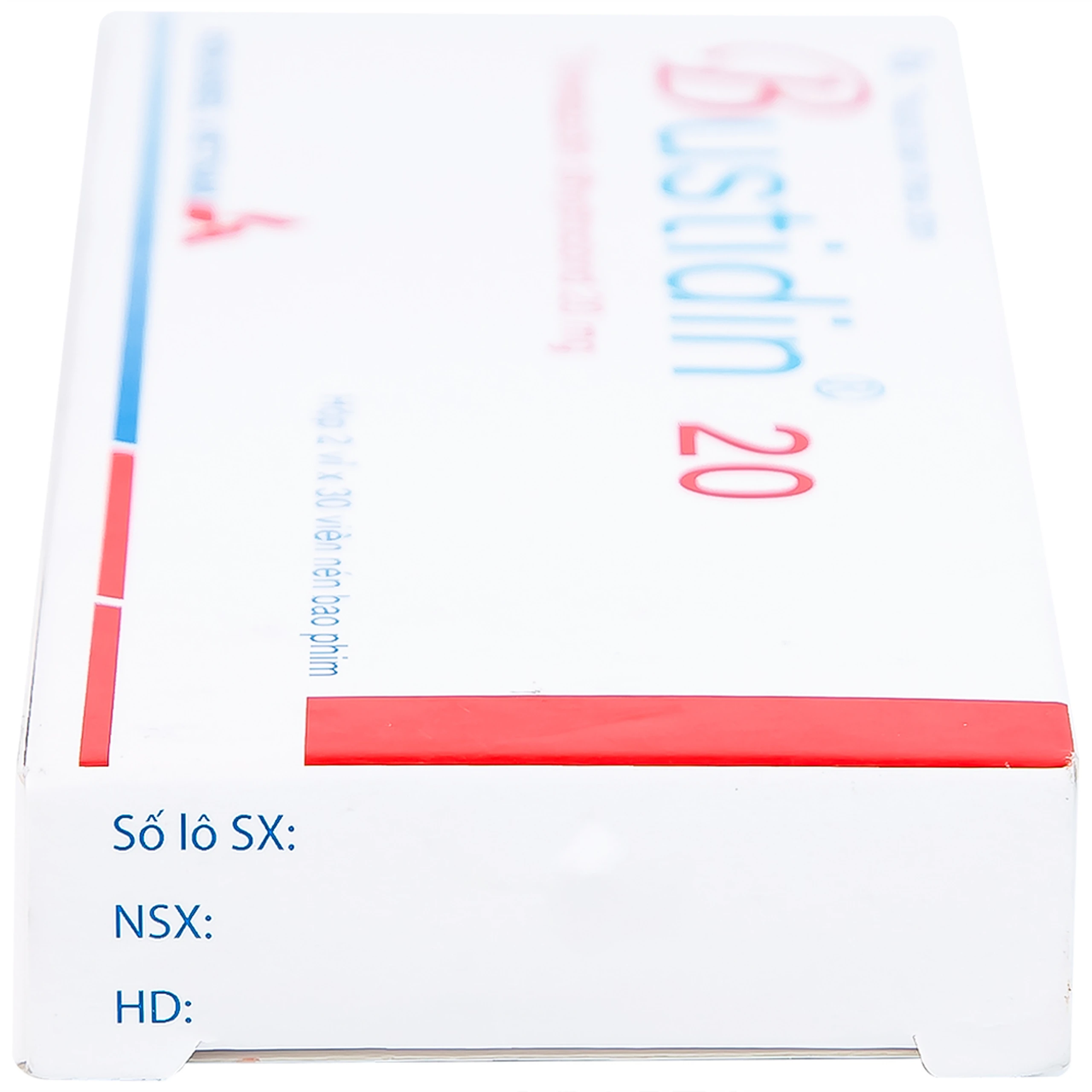 Thuốc Bustidin 20 Roussel điều trị đau thắt ngực ổn định (2 vỉ x 30 viên)
