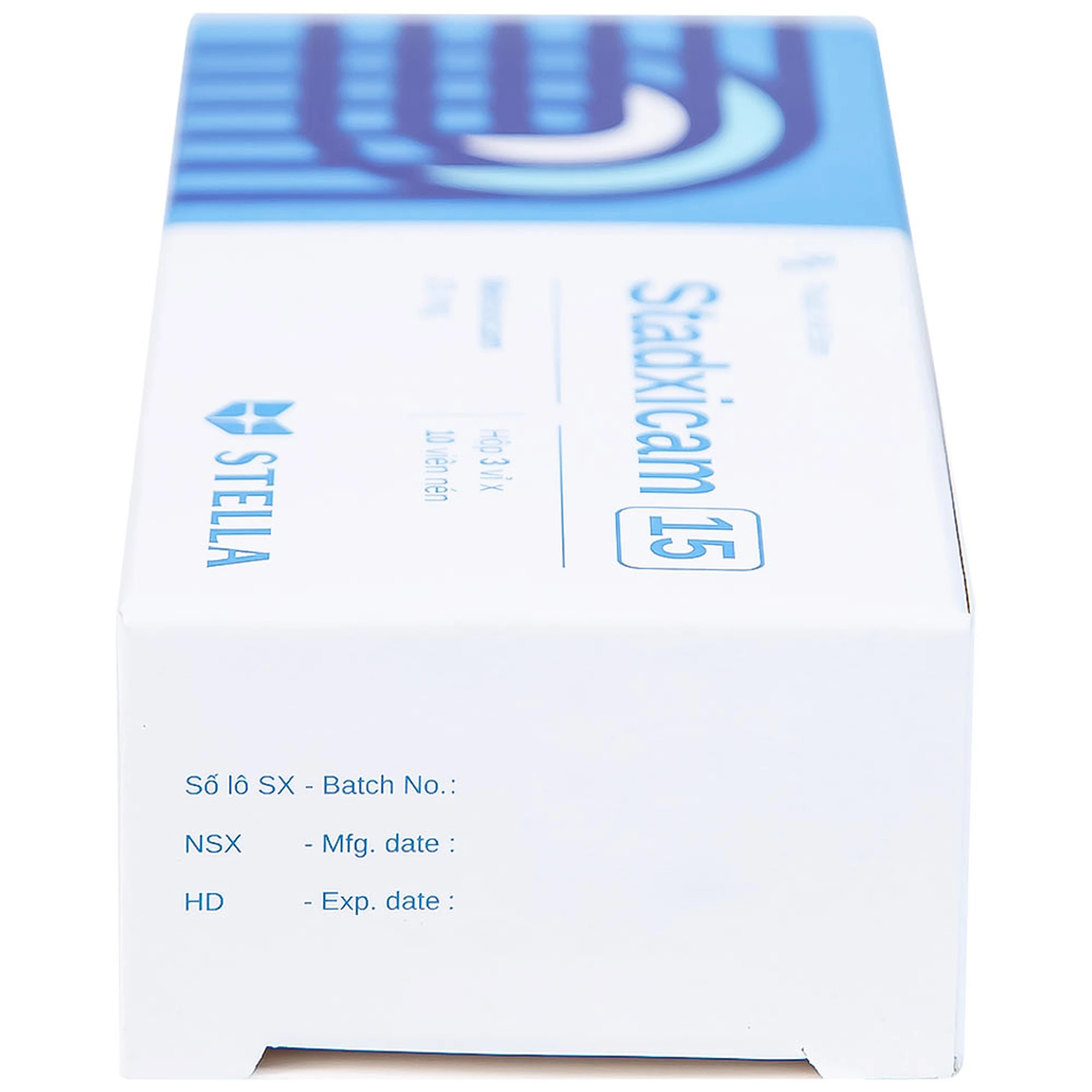 Thuốc Stadxicam 15 Stella điều trị thoái hóa khớp, viêm khớp dạng thấp (3 vỉ x 10 viên)