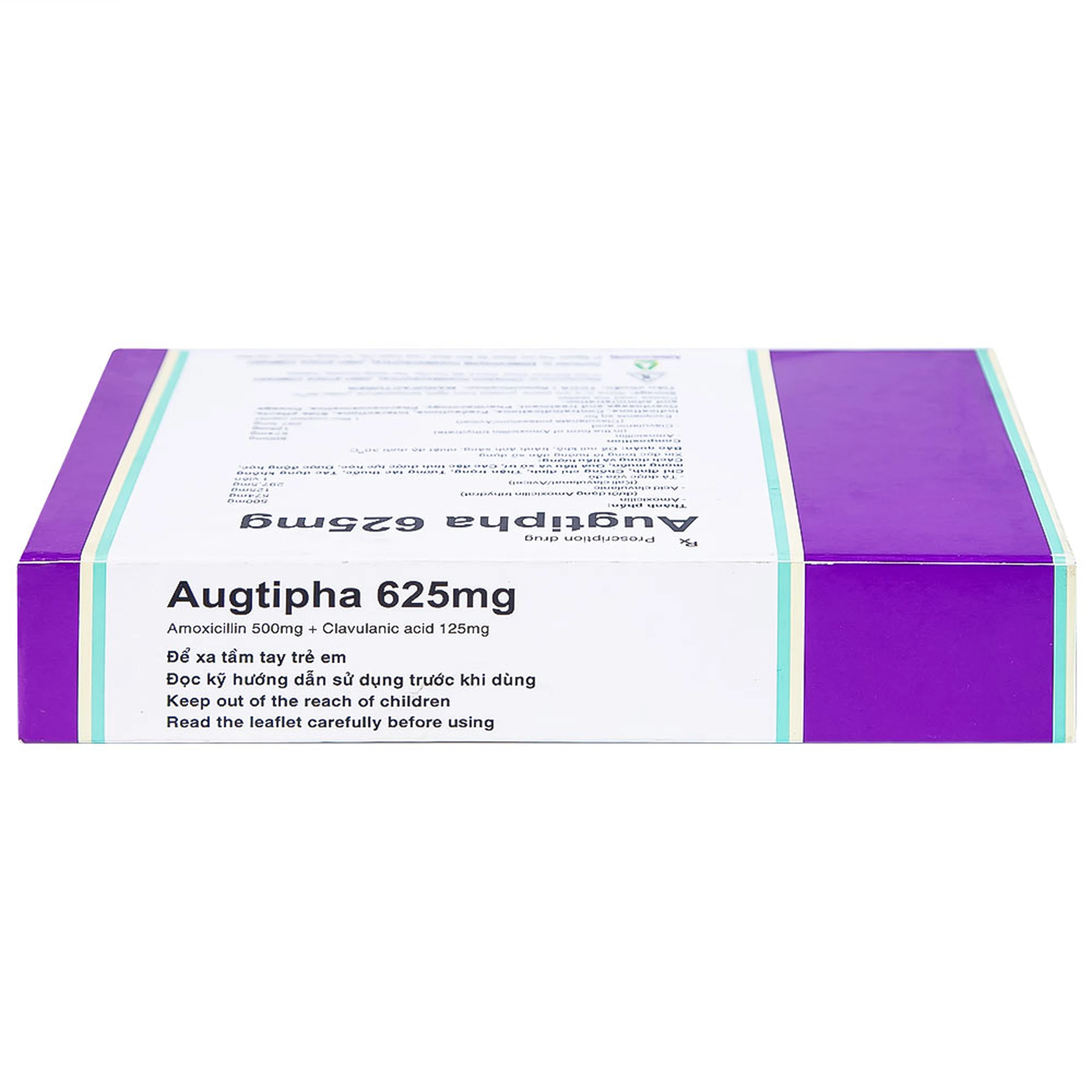 Thuốc Augtipha 625mg Tipharco điều trị nhiễm khuẩn (2 vỉ x 10 viên)