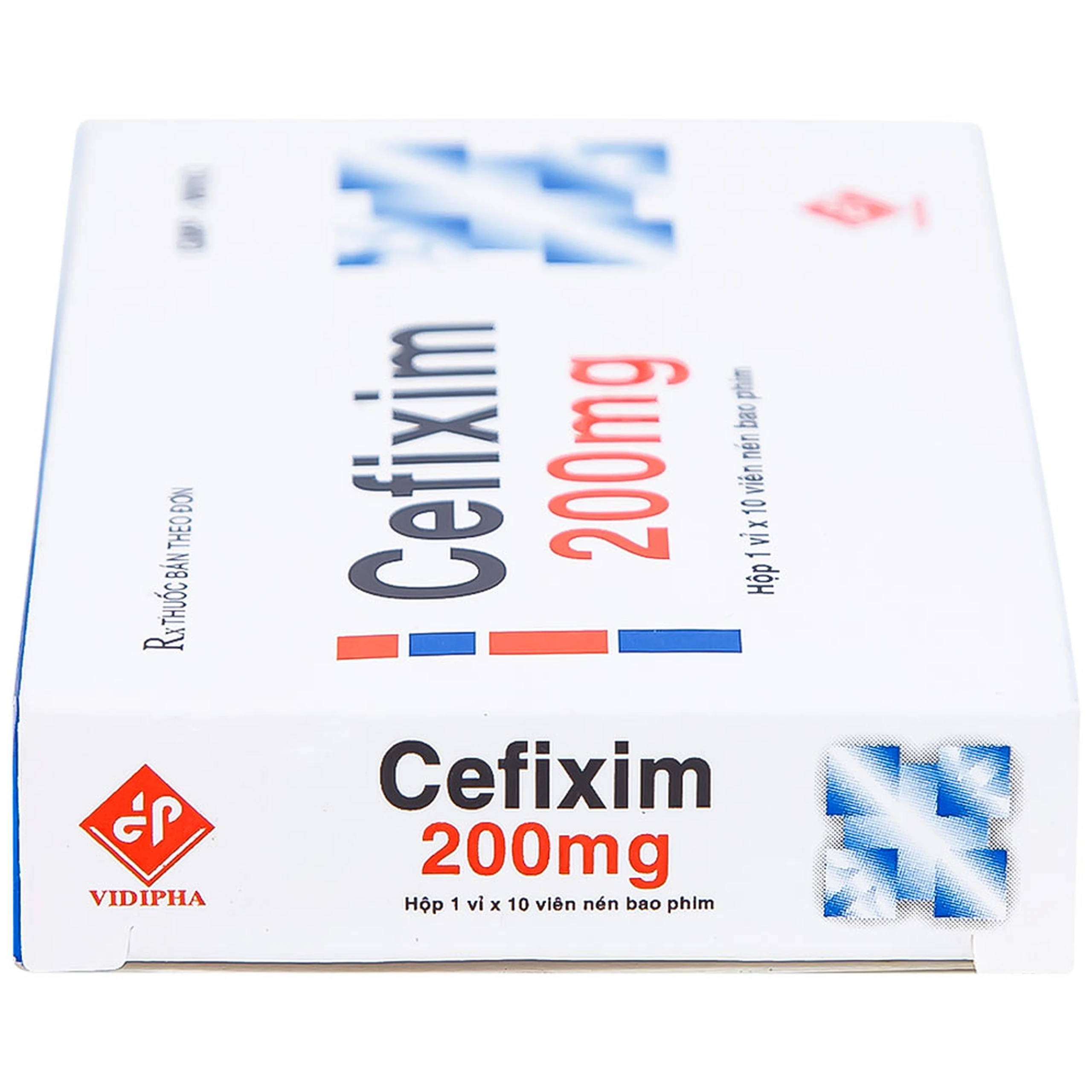 Thuốc Cefixim 200mg Vidipha điều trị nhiễm khuẩn (1 vỉ x 10 viên)