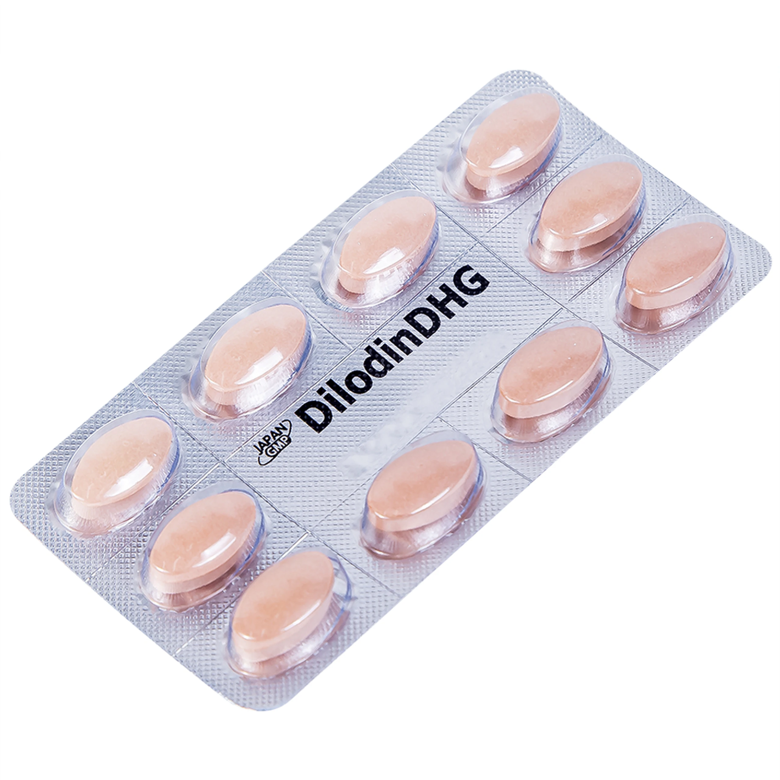 Thuốc DilodinDHG điều trị các triệu chứng liên quan đến cơn trĩ cấp và bệnh trĩ mạn (5 vỉ x 10 viên)