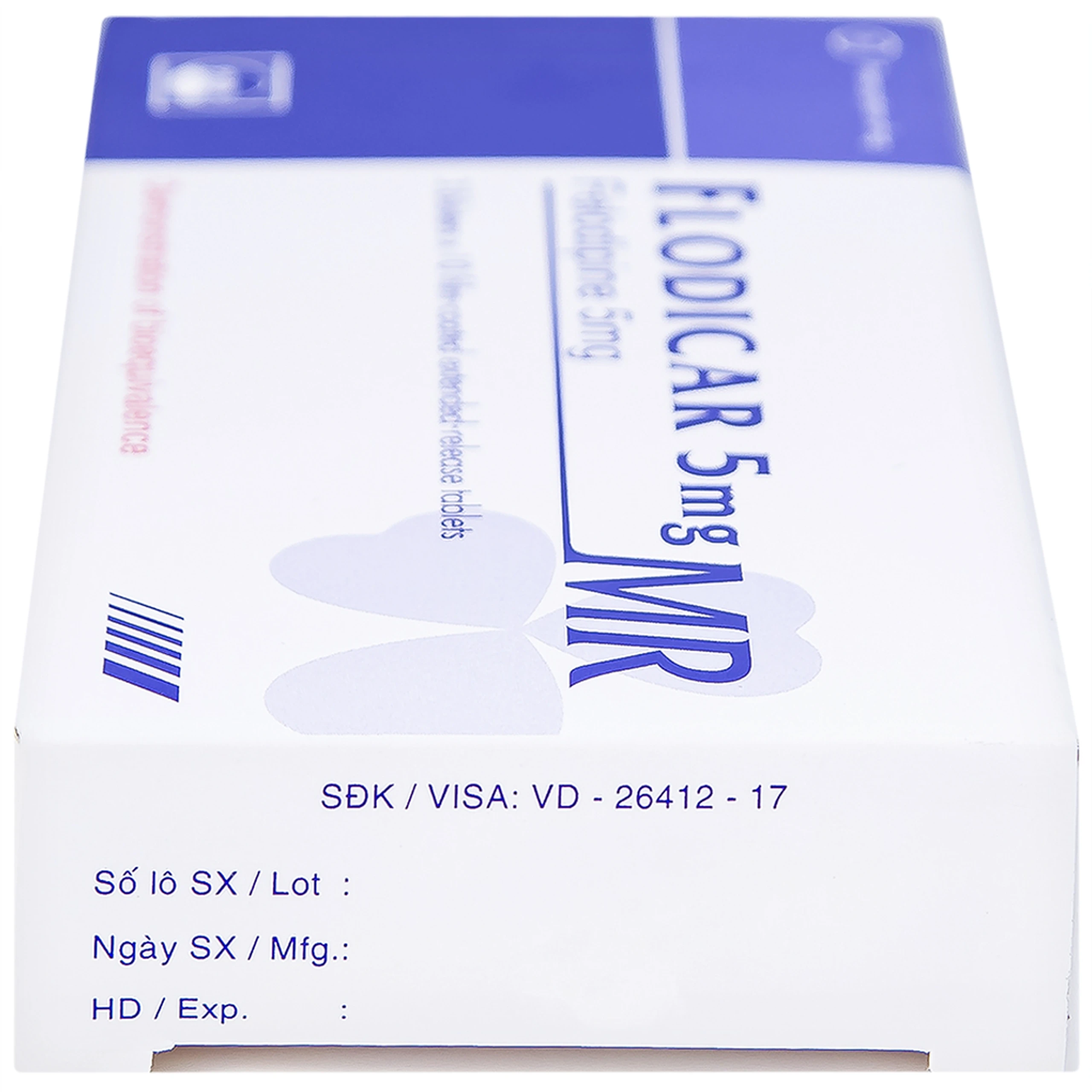 Thuốc Flodicar MR 5mg Pymepharco điều trị tăng huyết áp (3 vỉ x 10 viên)