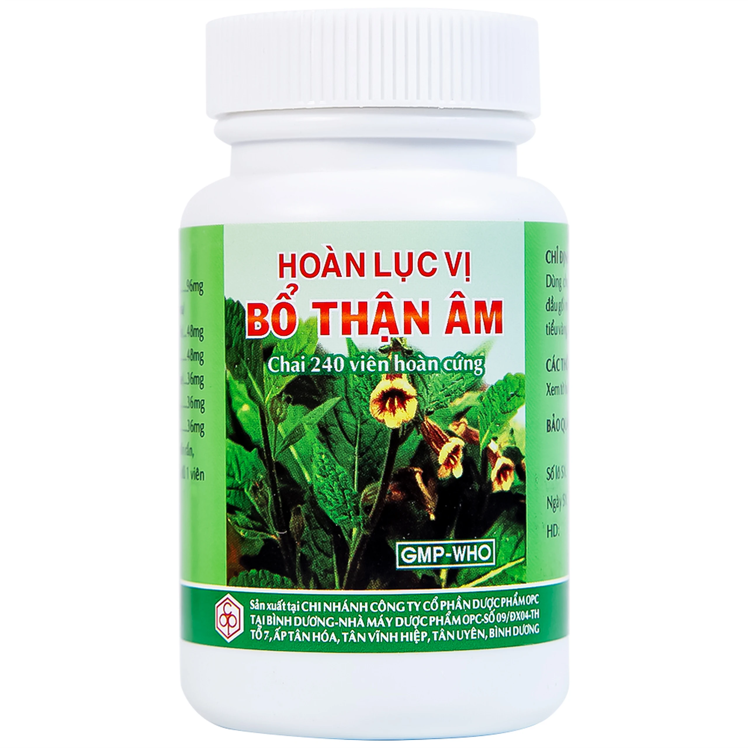 Thuốc Hoàn Lục Vị Bổ Thận Âm OPC điều trị các trường hợp tinh huyết suy kém, hoa mắt, chóng mặt (10 gói x 5g)