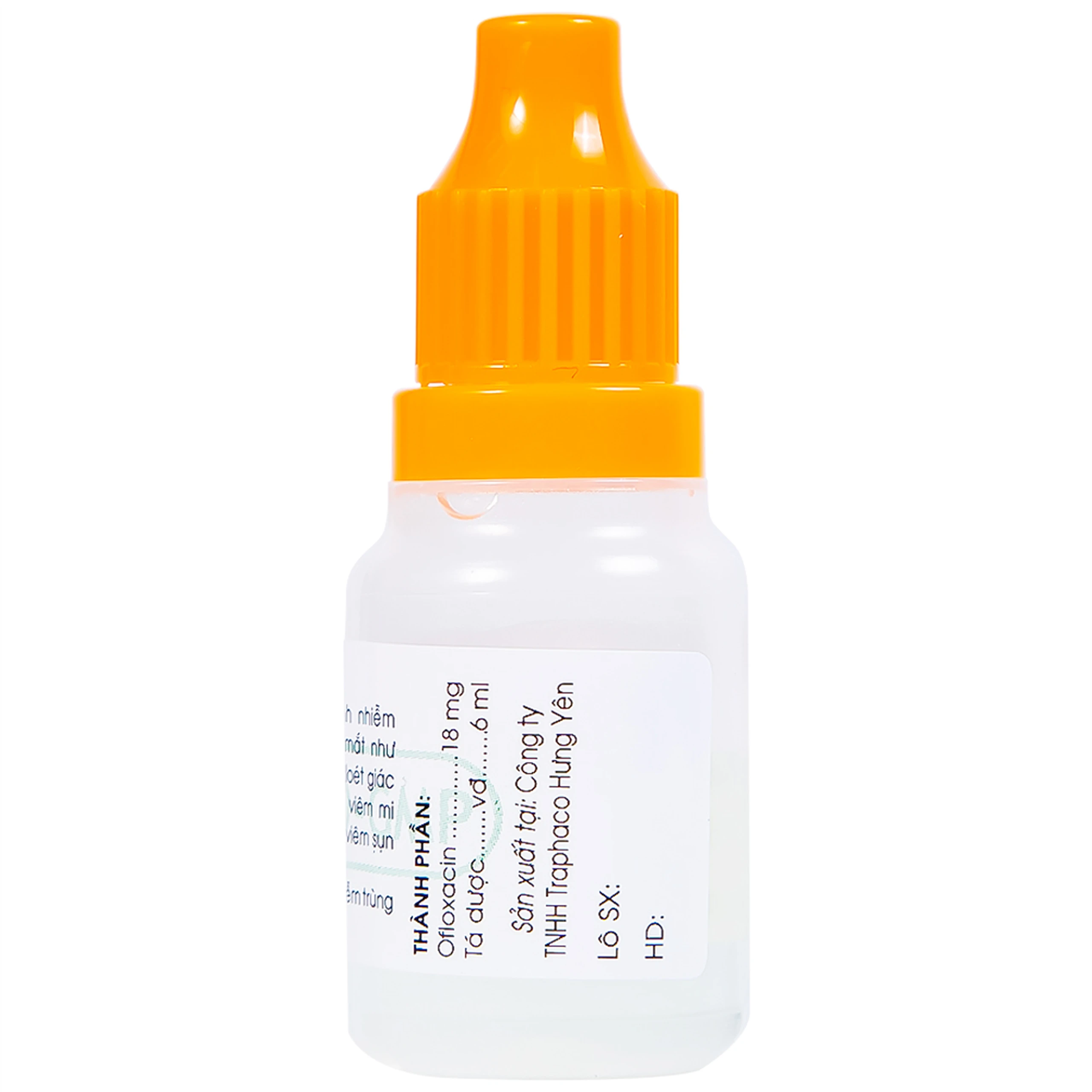 Thuốc nhỏ mắt Ofloxacin 0,3% Traphaco điều trị nhiễm trùng mắt, viêm kết mạc (6ml)