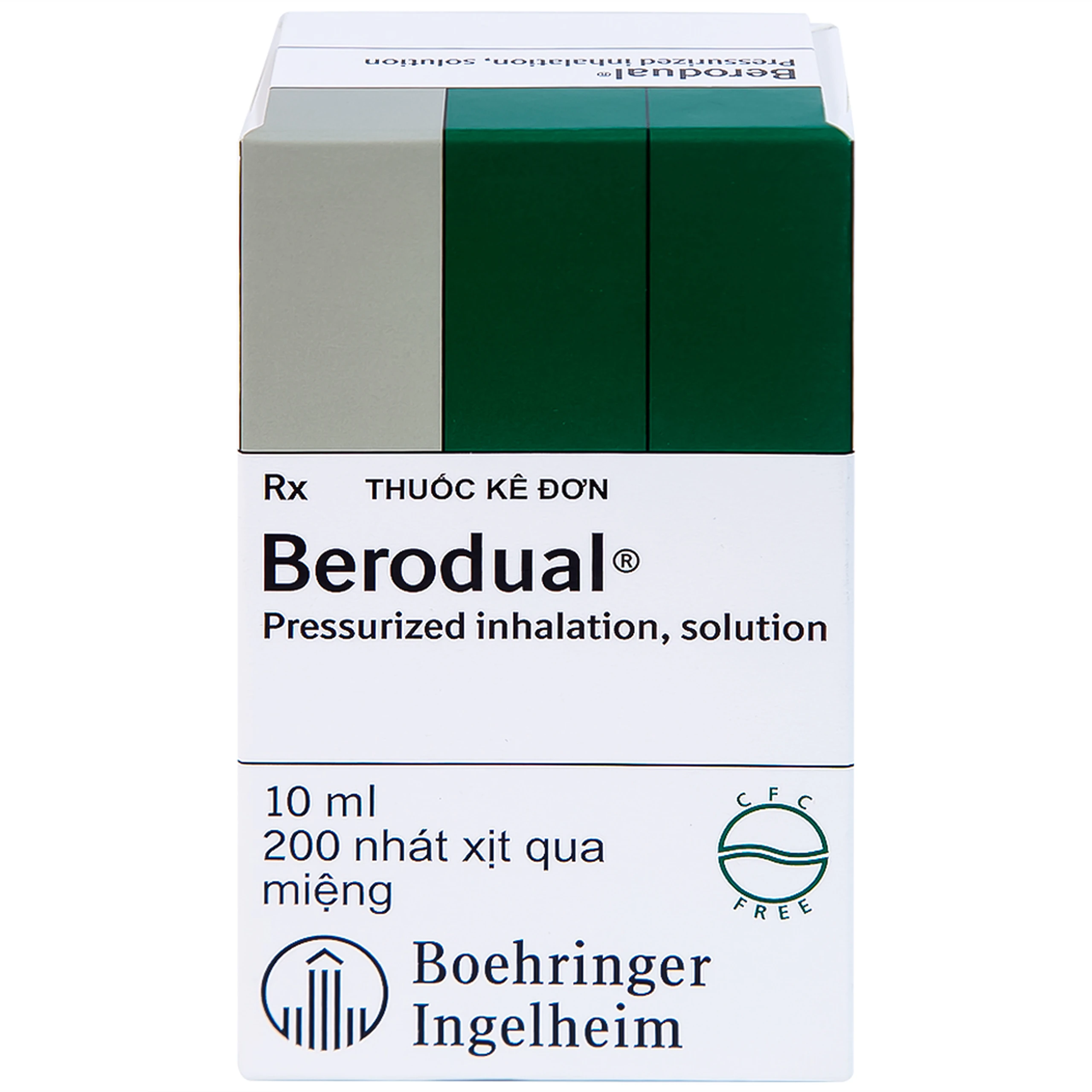 Dung dịch Berodual Boehringer hỗ trợ giãn phế quản (10ml)