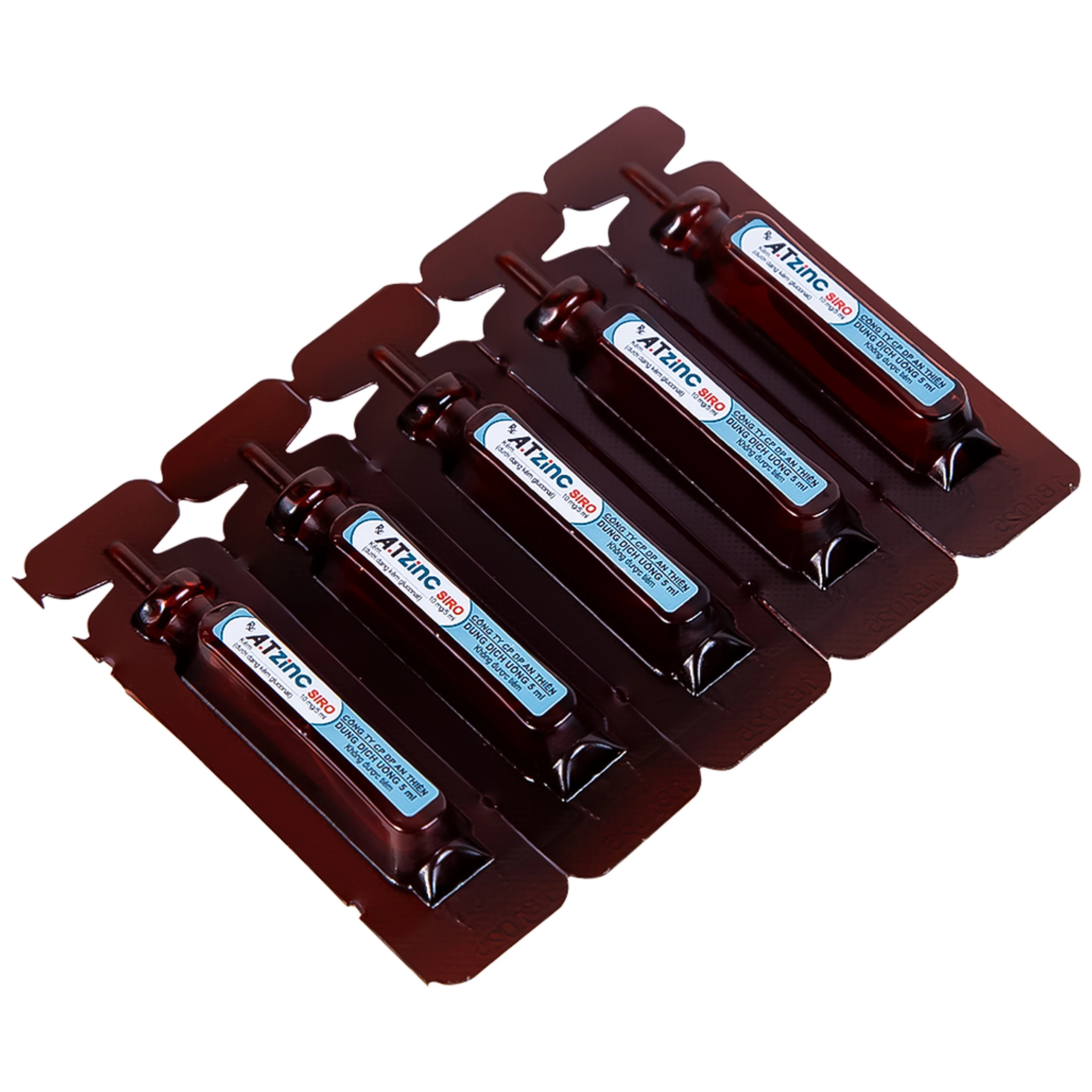 Siro A.Tzinc 10mg/5ml An Thiên phòng ngừa và điều trị thiếu kẽm (30 ống)