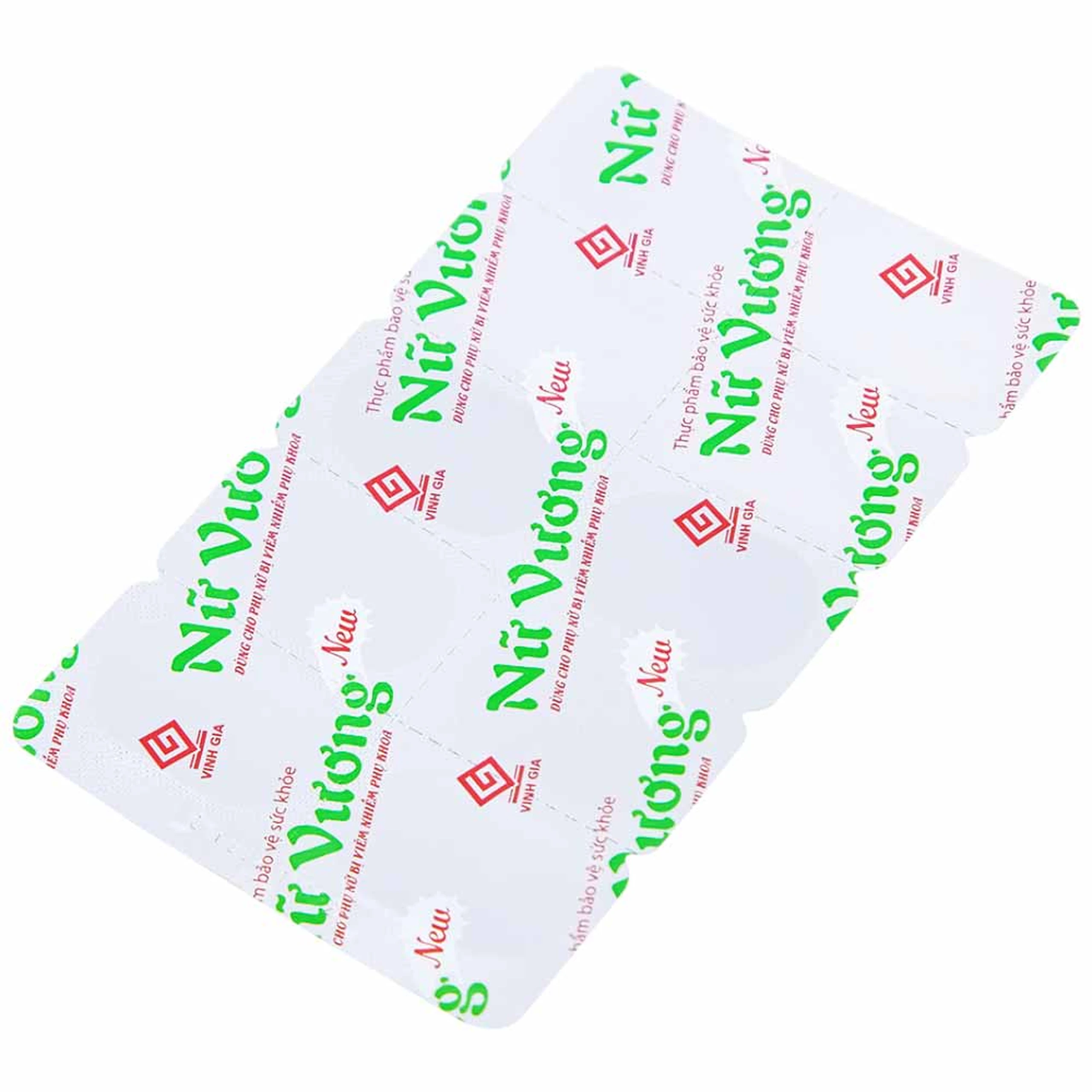 Viên giảm viêm âm đạo Nữ Vương New Vinh Gia (3 vỉ x 10 viên)