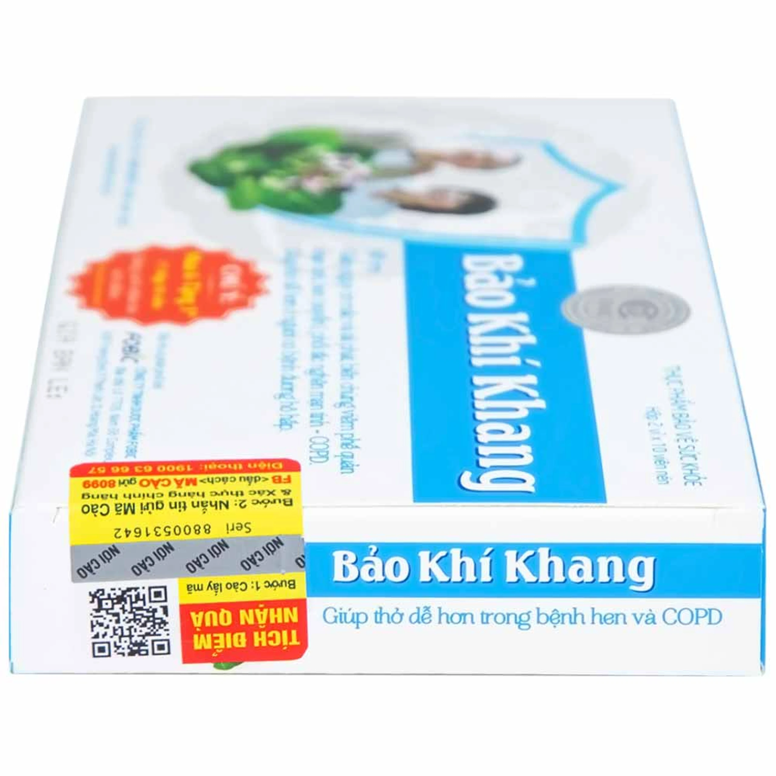 Viên hỗ trợ giảm nguy cơ viêm phế quản Bảo Khí Khang IMC (2 vỉ x 10 viên)