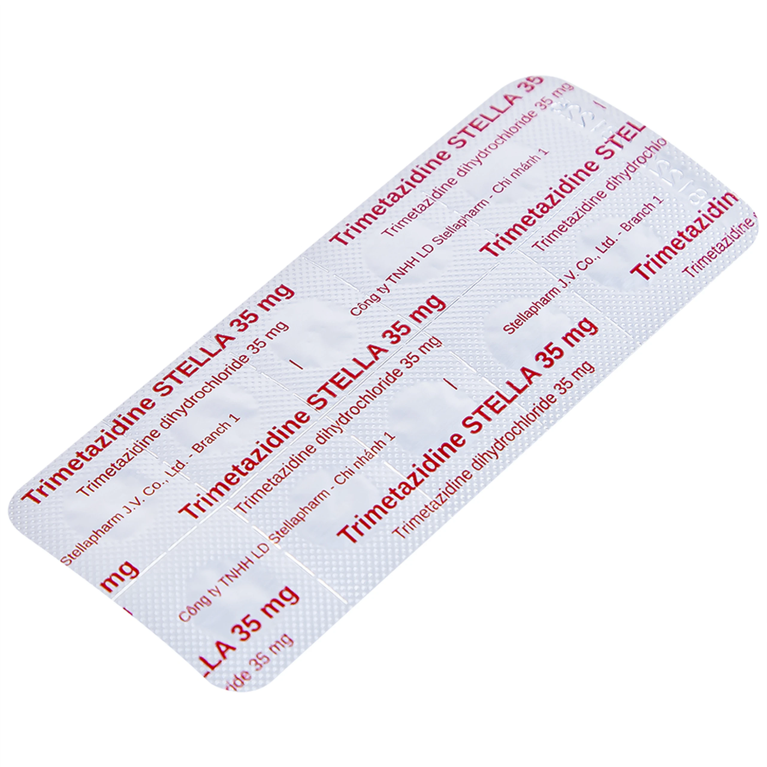 Thuốc Trimetazidine Stella 35mg điều trị đau thắt ngực ổn định (3 vỉ x 10 viên)