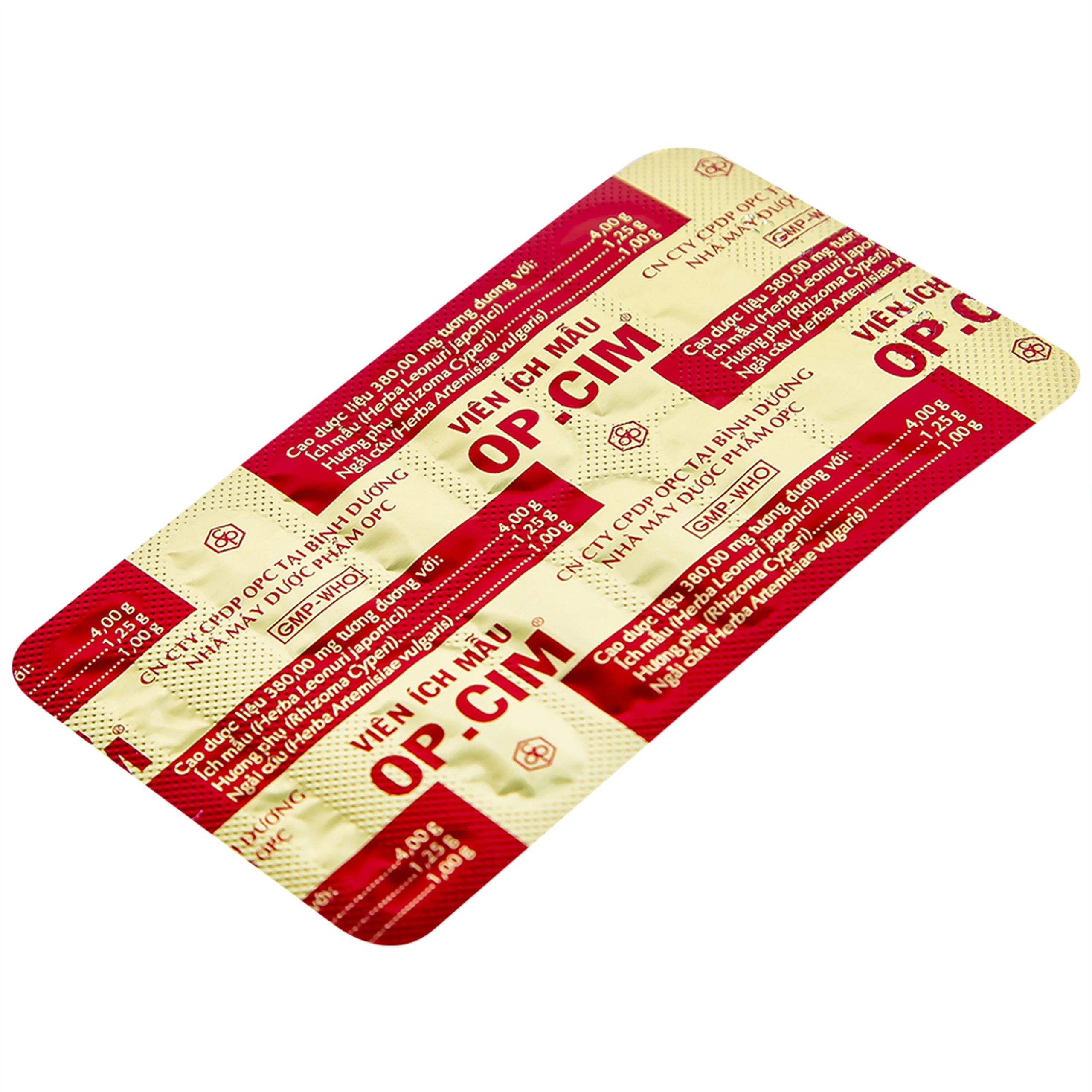 Viên ích mẫu OP.CIM OPC điều hòa kinh nguyệt (2 vỉ x 10 viên)