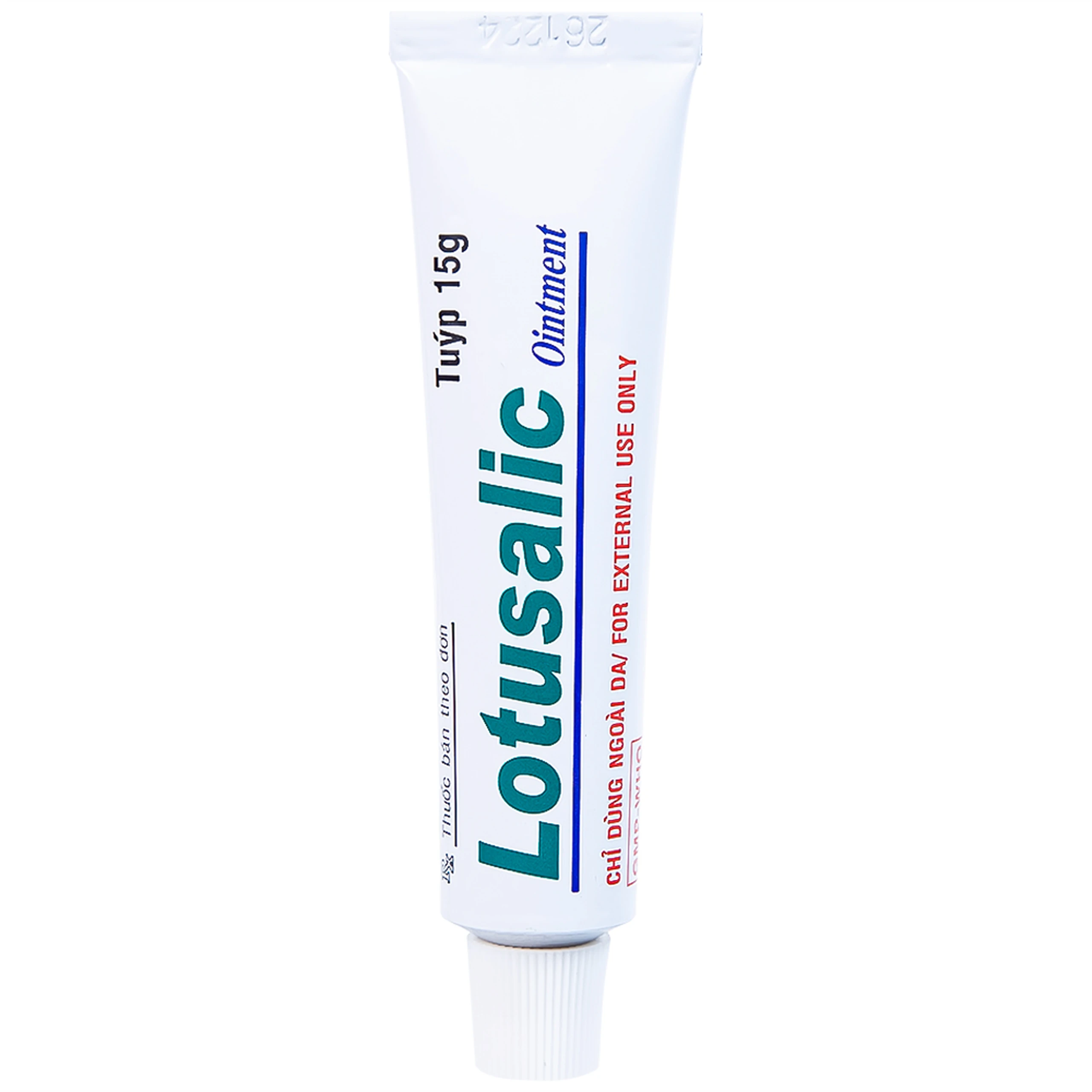 Thuốc mỡ bôi da Lotusalic Medipharco giảm các biểu hiện viêm của bệnh da dày sừng và bệnh da khô (15g)