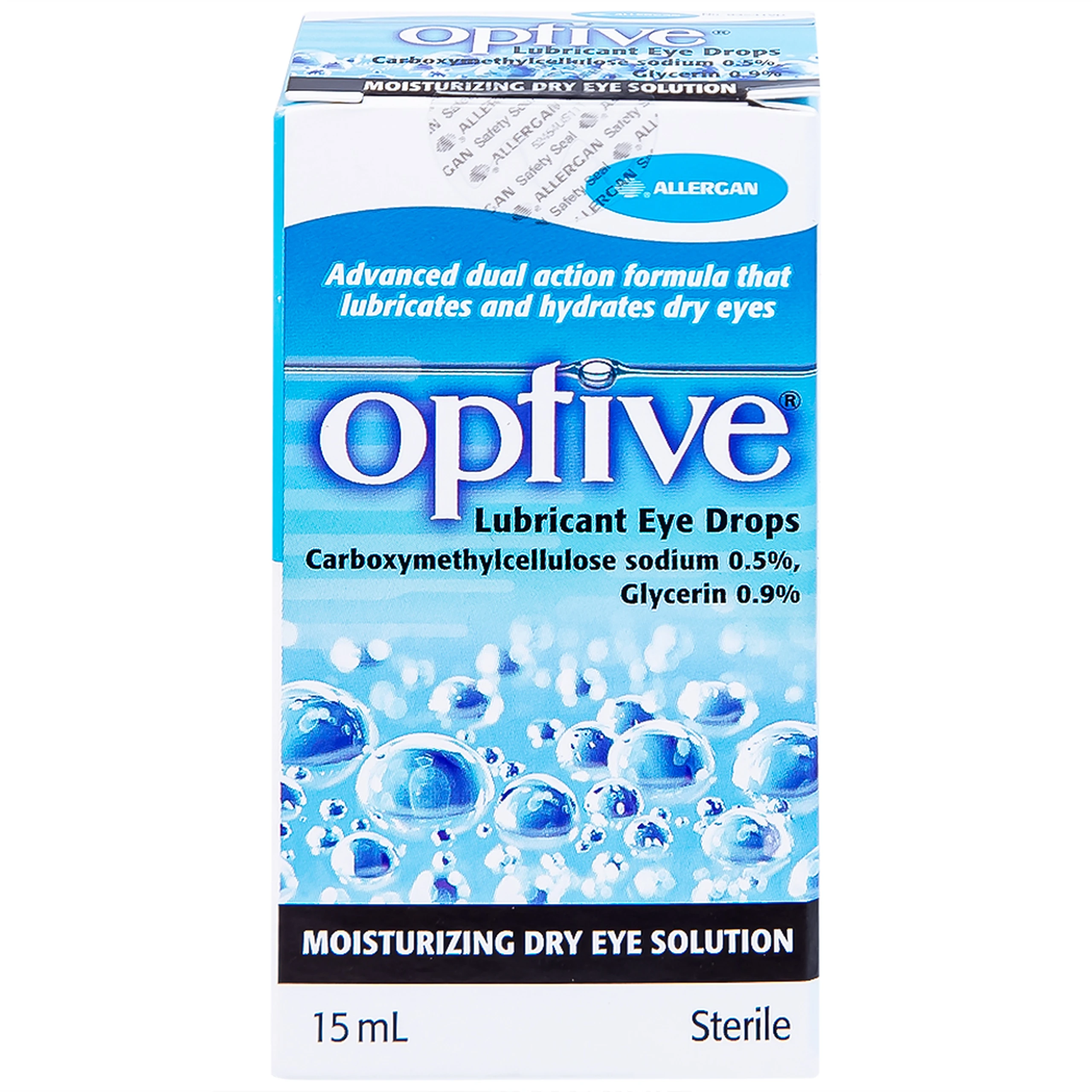 Thuốc nhỏ mắt Optive Allergan giảm nóng, kích ứng và khó chịu do khô mắt (15ml)