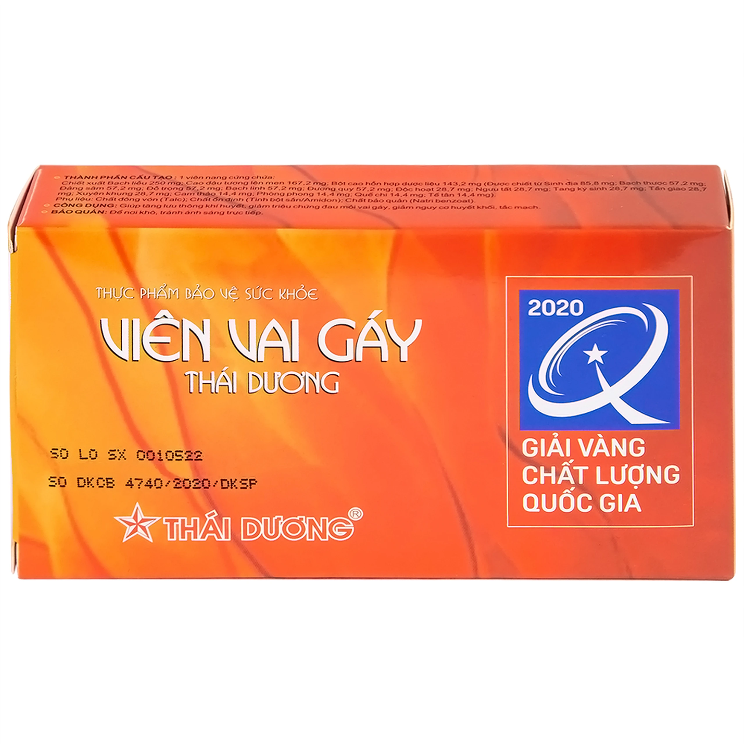 Giúp tăng lưu thông khí huyết Viên Vai Gáy Thái Dương (2 vỉ x 15 viên)