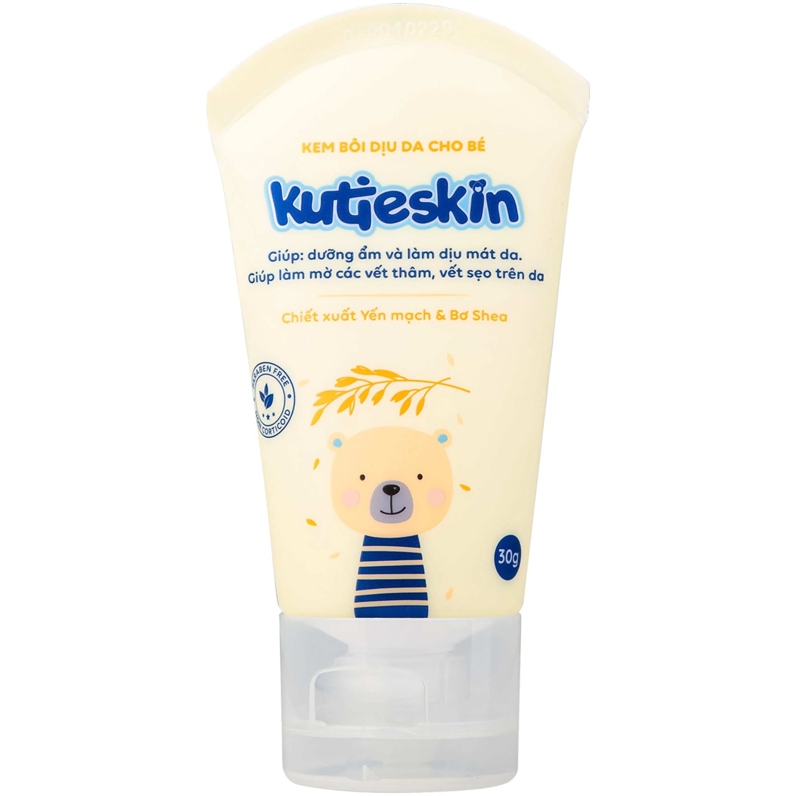 Kem bôi cho bé Kutieskin giúp dịu da, giảm kích ứng (30g) 3