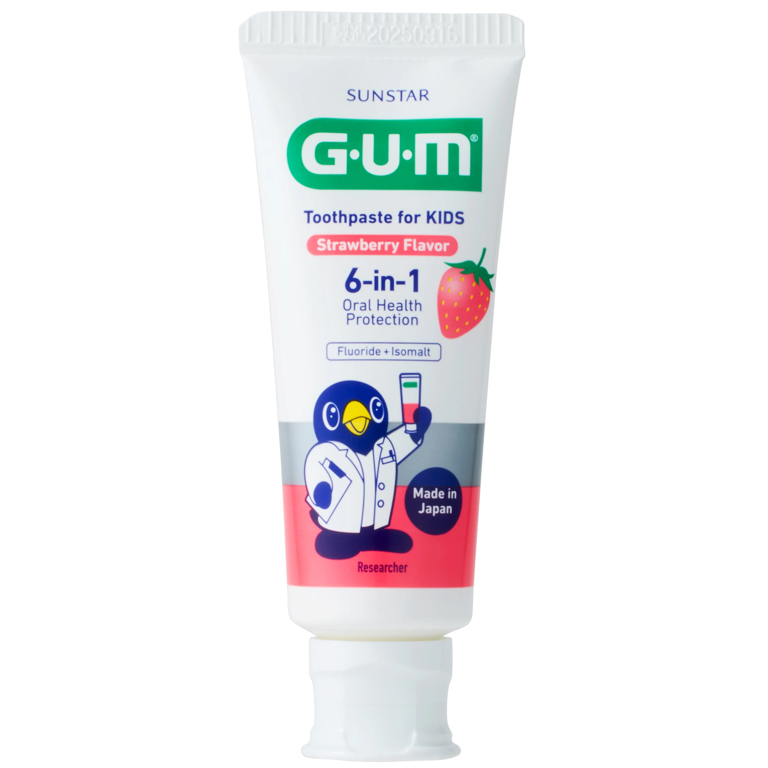 Kem đánh răng Sunstar Gum cho bé 2-6 tuổi, hương dâu 70g 5