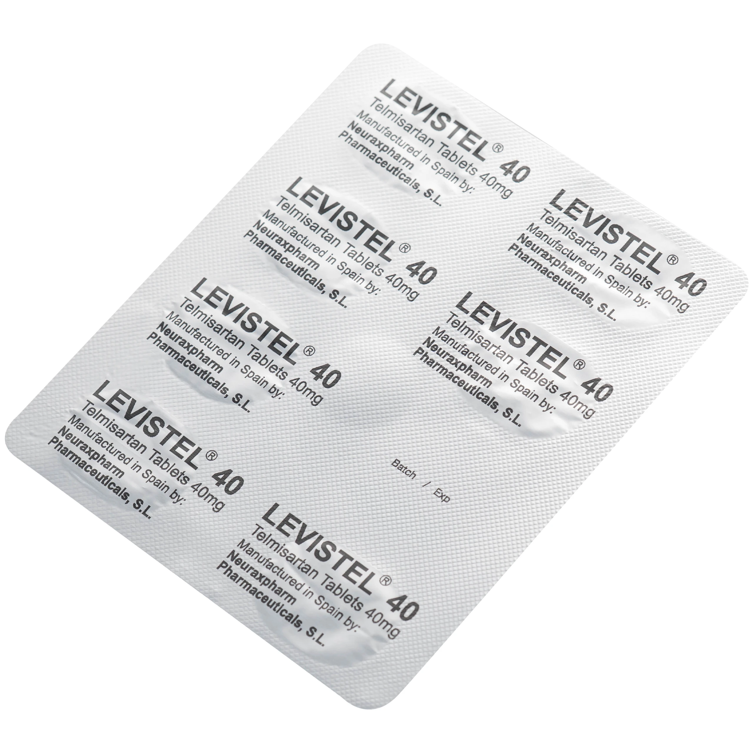 Thuốc Levistel 40mg Neuraxpharm Điều trị tăng huyết áp vô căn (8 vỉ x 7 viên) 6