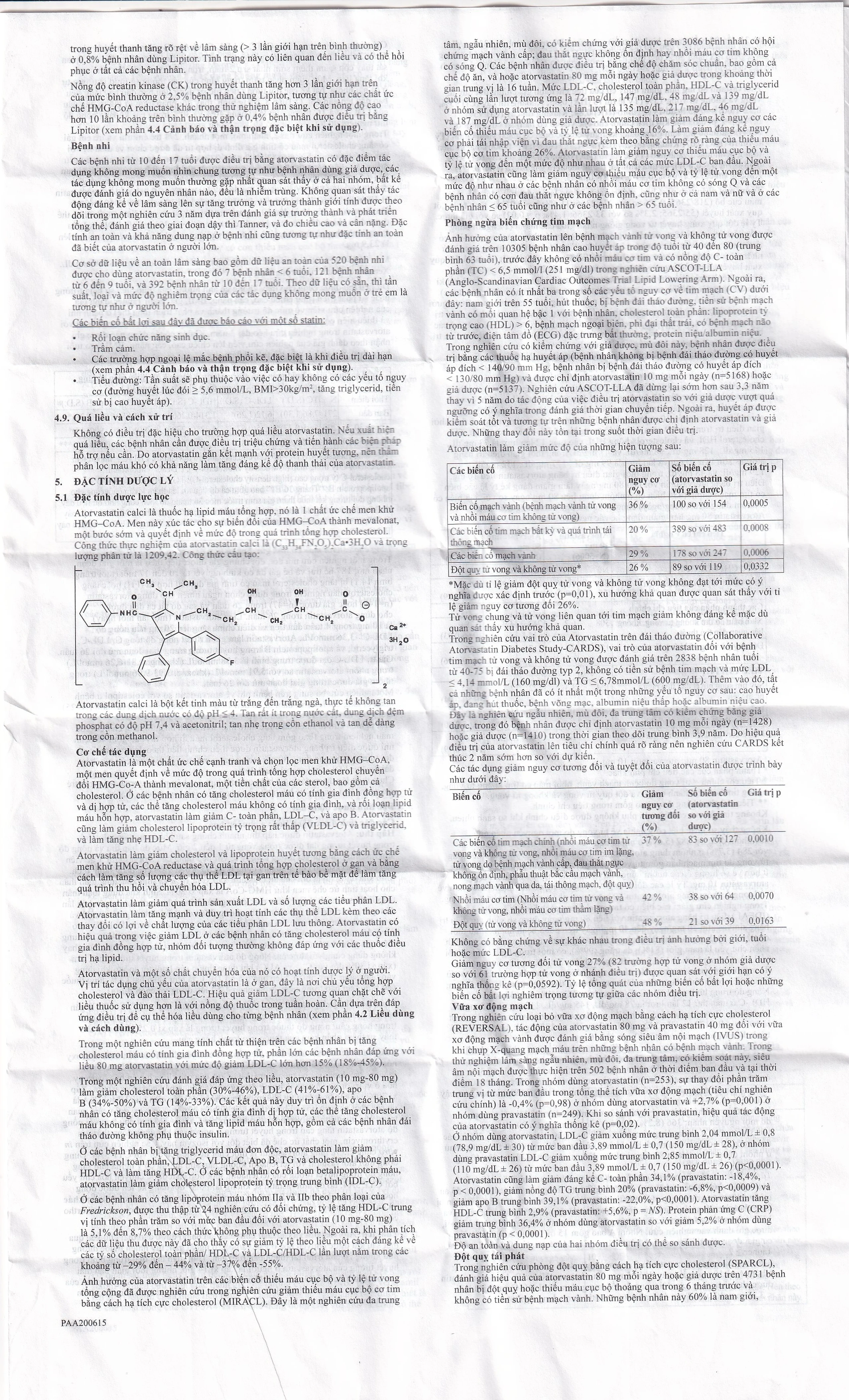 Thuốc Lipitor 10mg Viatris điều trị tăng cholesterol toàn phần (3 vỉ x 10 viên) 