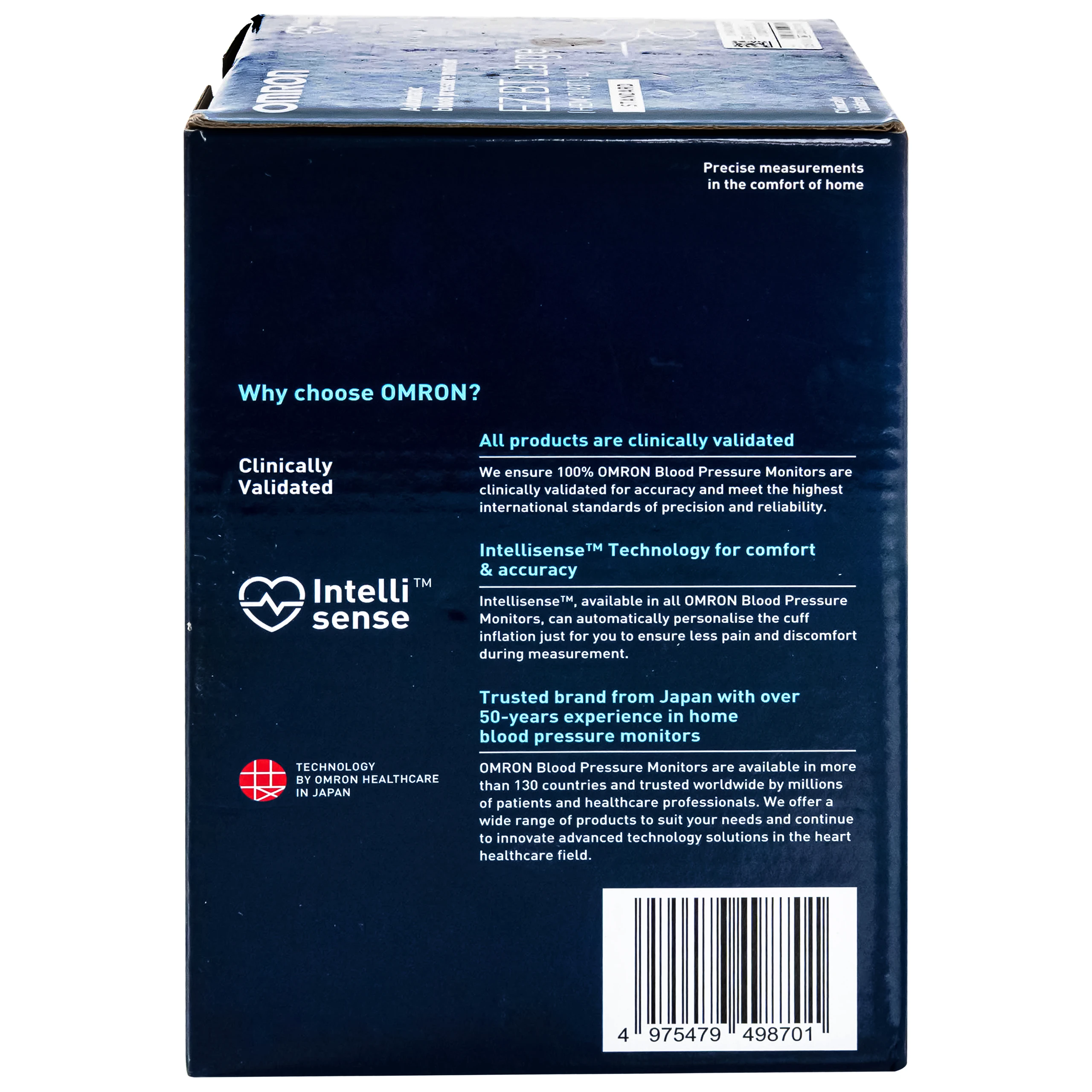 Máy đo huyết áp bắp tay Omron Ez BT Large Hem 7183T1-L (vòng bít lớn) hỗ trợ đo huyết áp,nhịp tim