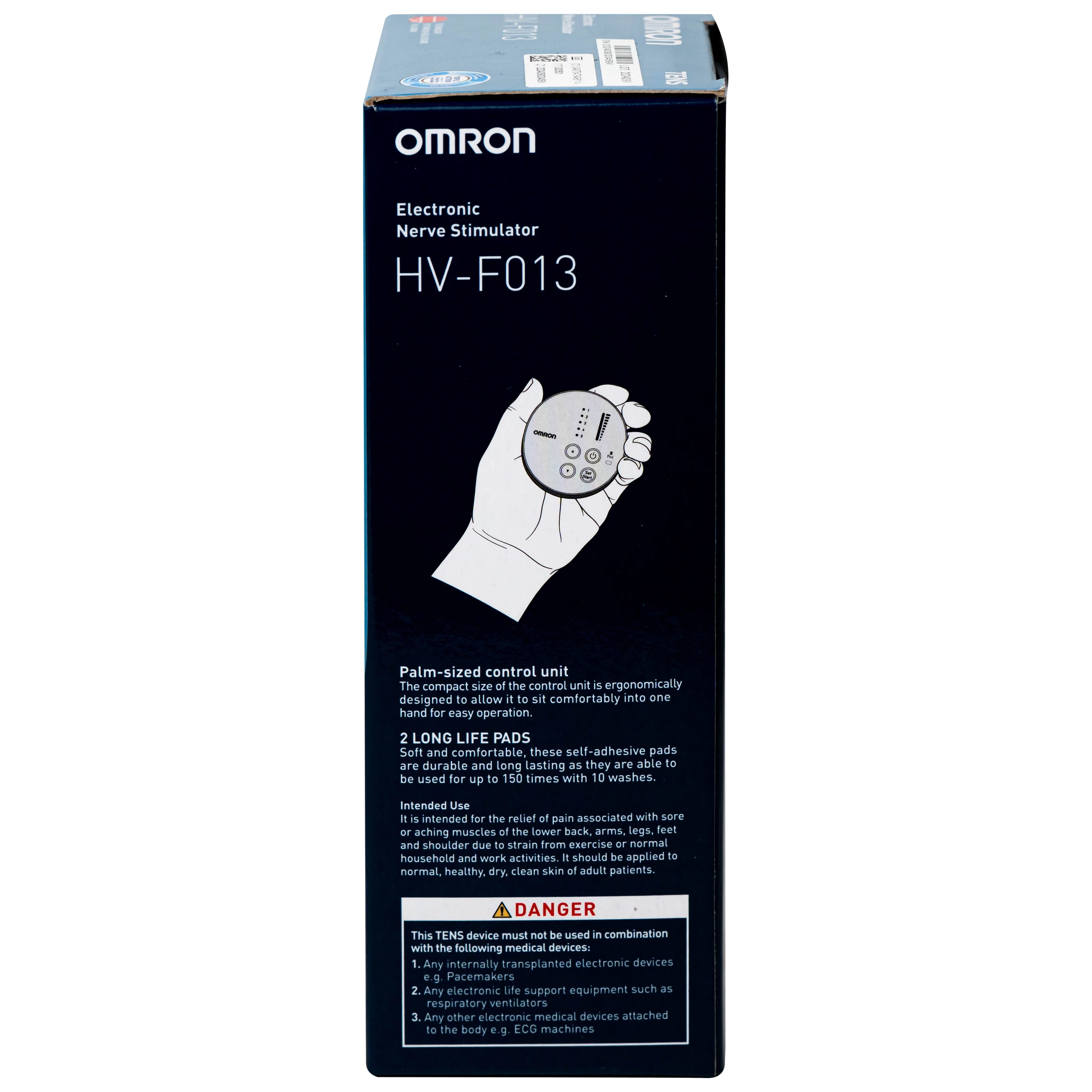 Máy massage (mát xa) xung điện trị liệu Omron HV-F013 giúp giảm đau cơ và khớp