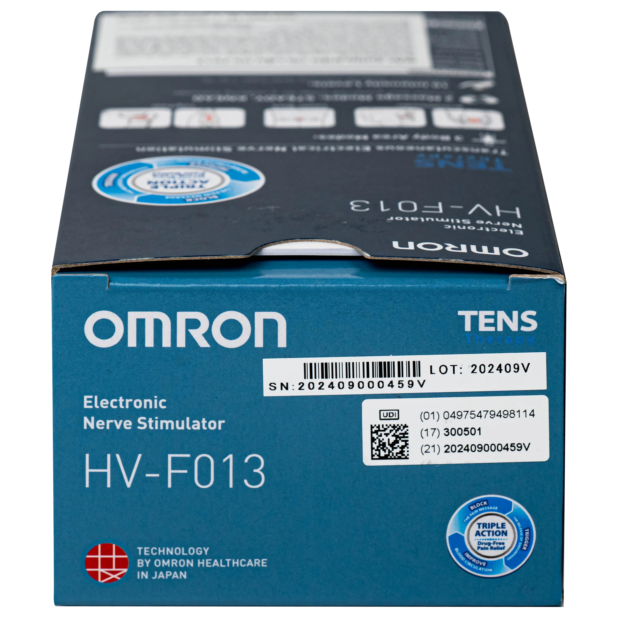 Máy massage (mát xa) xung điện trị liệu Omron HV-F013 giúp giảm đau cơ và khớp