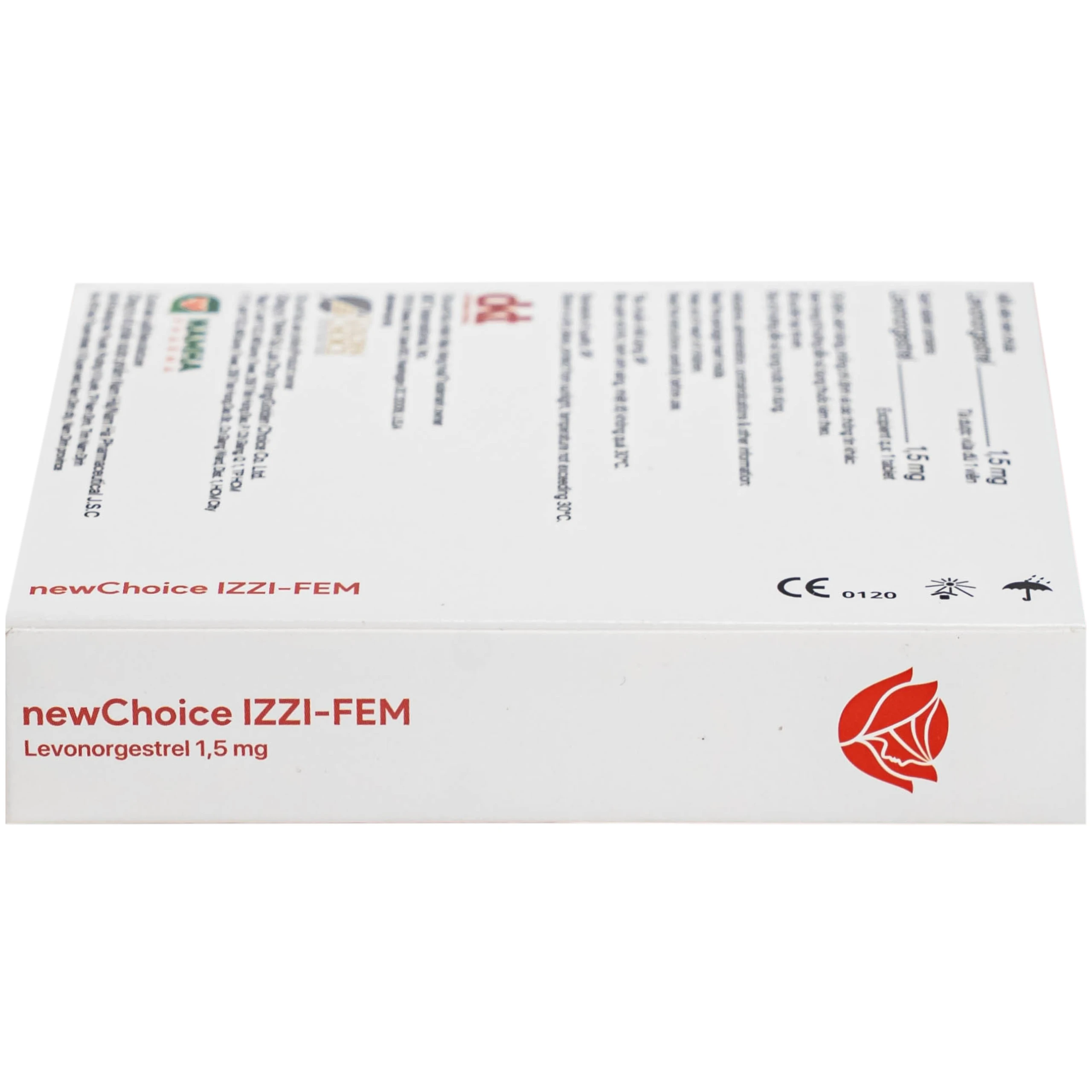 Viên uống tránh thai khẩn cấp New Choice Izzi-Fem 1.5mg Nam Hà tránh thụ thai trong vòng 72 giờ (1 vỉ x 1 viên)