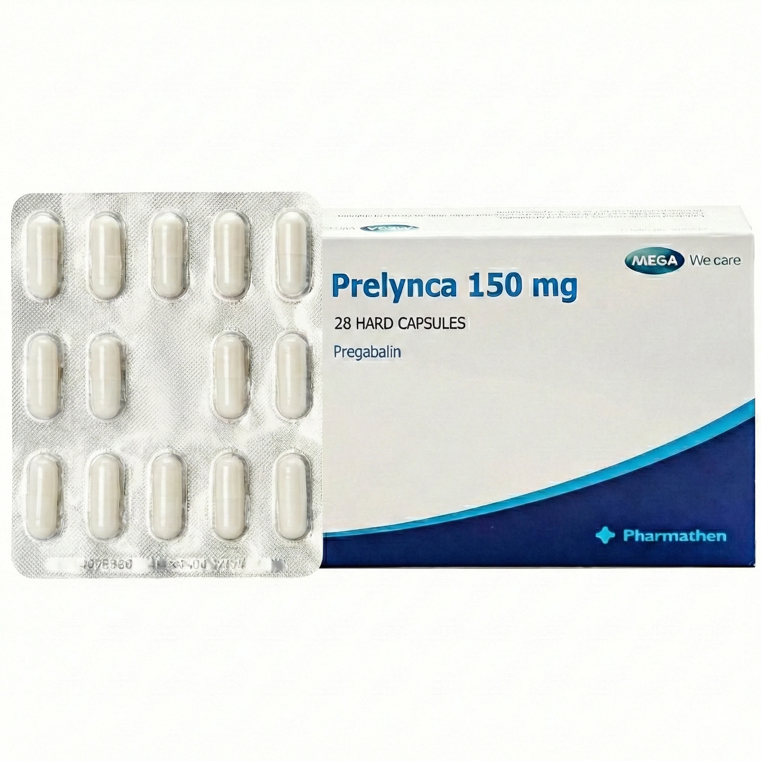 Thuốc Prelynca 150mg Trị rối loạn lo âu lan tỏa, hỗ trợ động kinh cục bộ (2 vỉ x 14 viên)