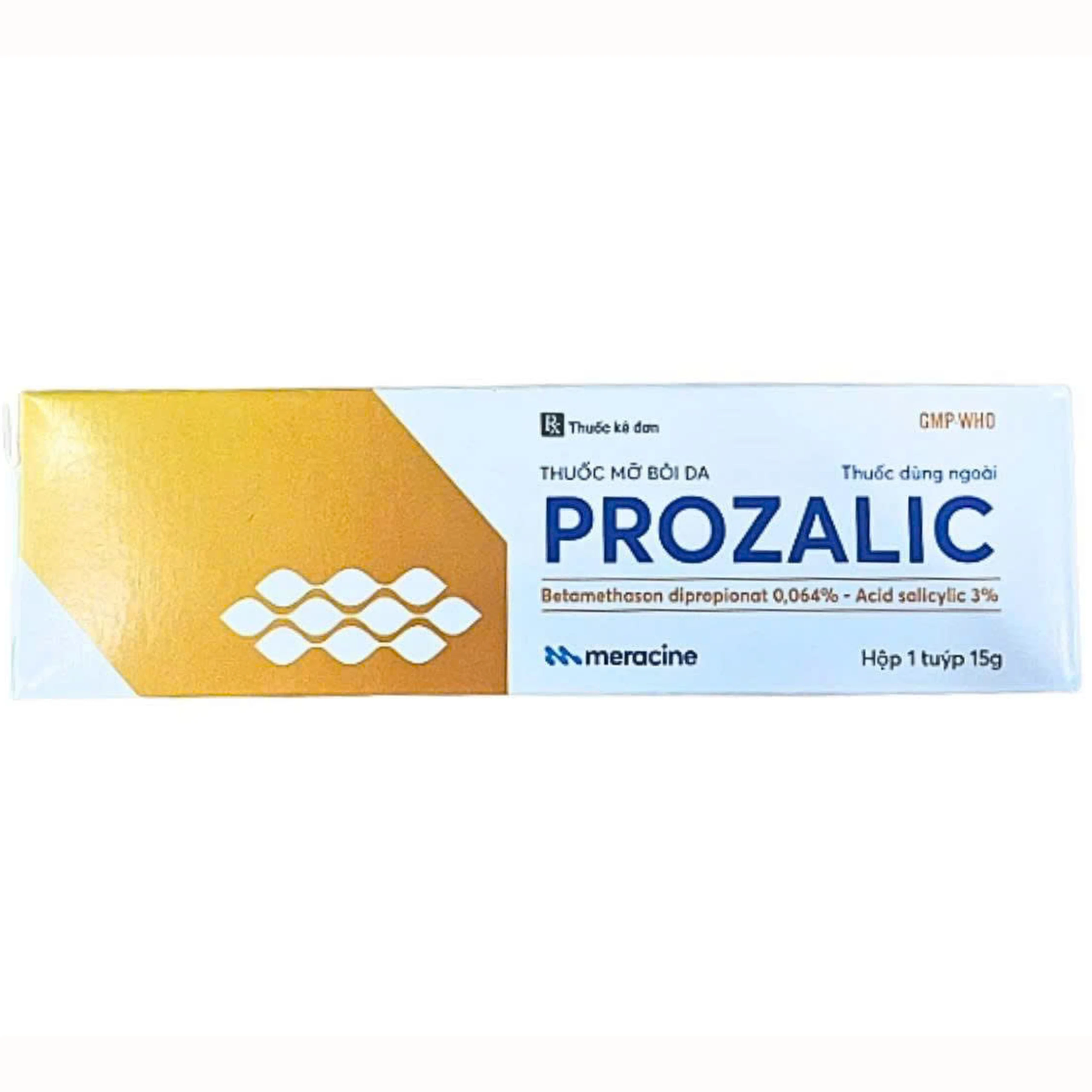 Thuốc mỡ bôi da Prozalic điều trị lichen phẳng, viêm da dị ứng mạn tính (15g)