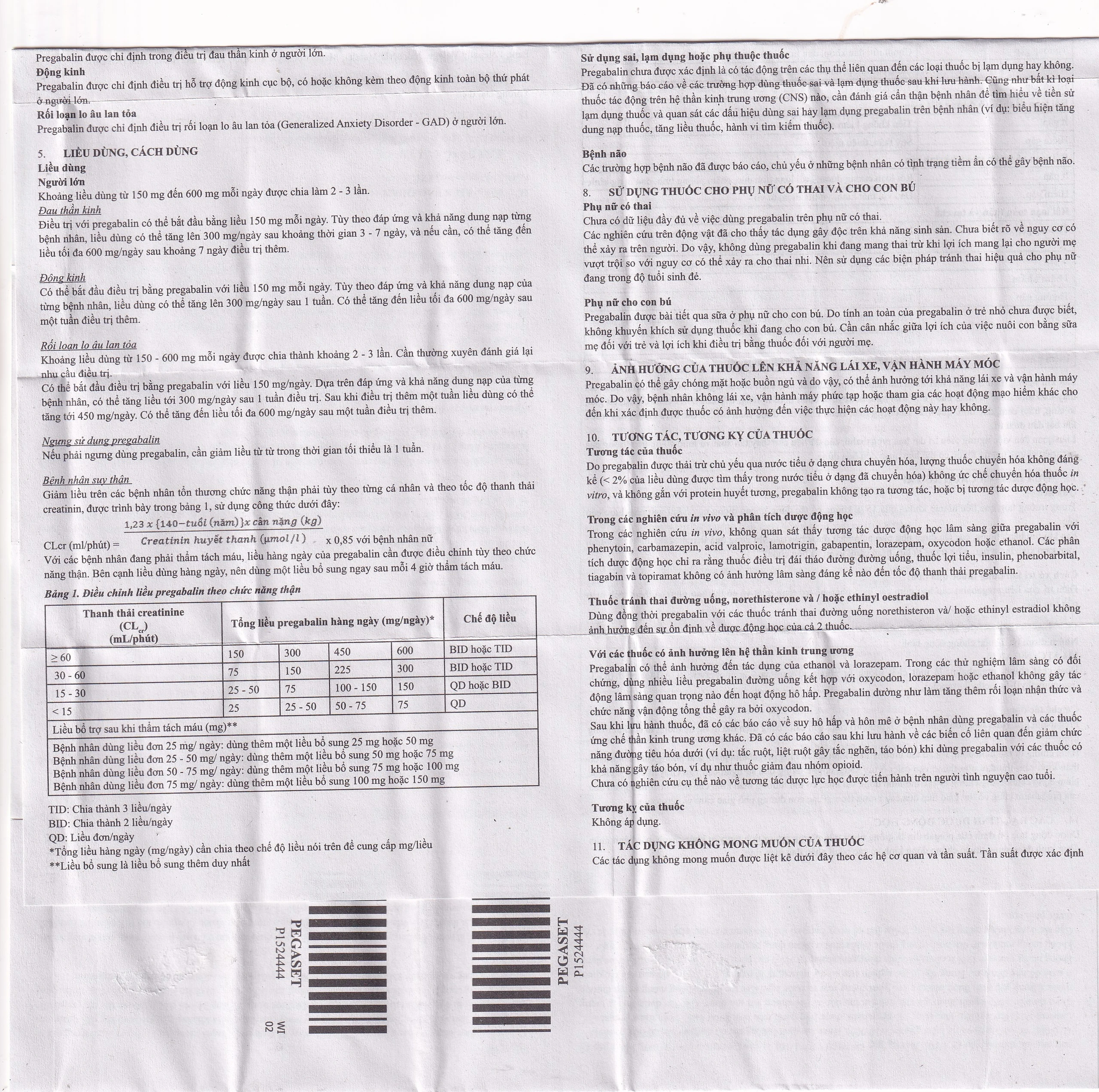 Thuốc Pegaset 50 Aurobindo điều trị đau thần kinh, hỗ trợ động kinh cục bộ (4 vỉ x 7 viên)