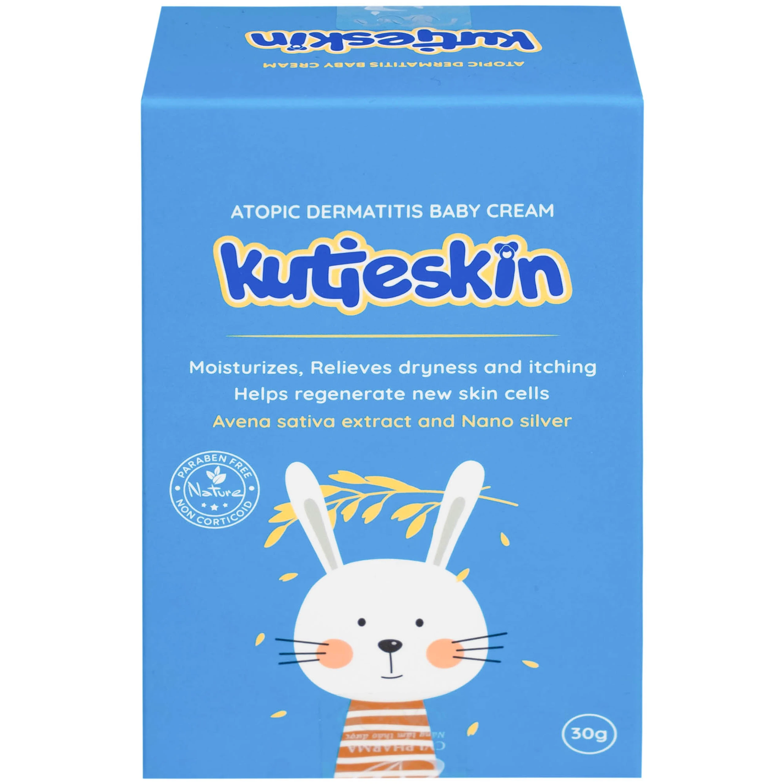 Kem bôi Kutieskin hỗ trợ cải thiện tình trạng chàm sữa và dưỡng ẩm cho da bé (30g)