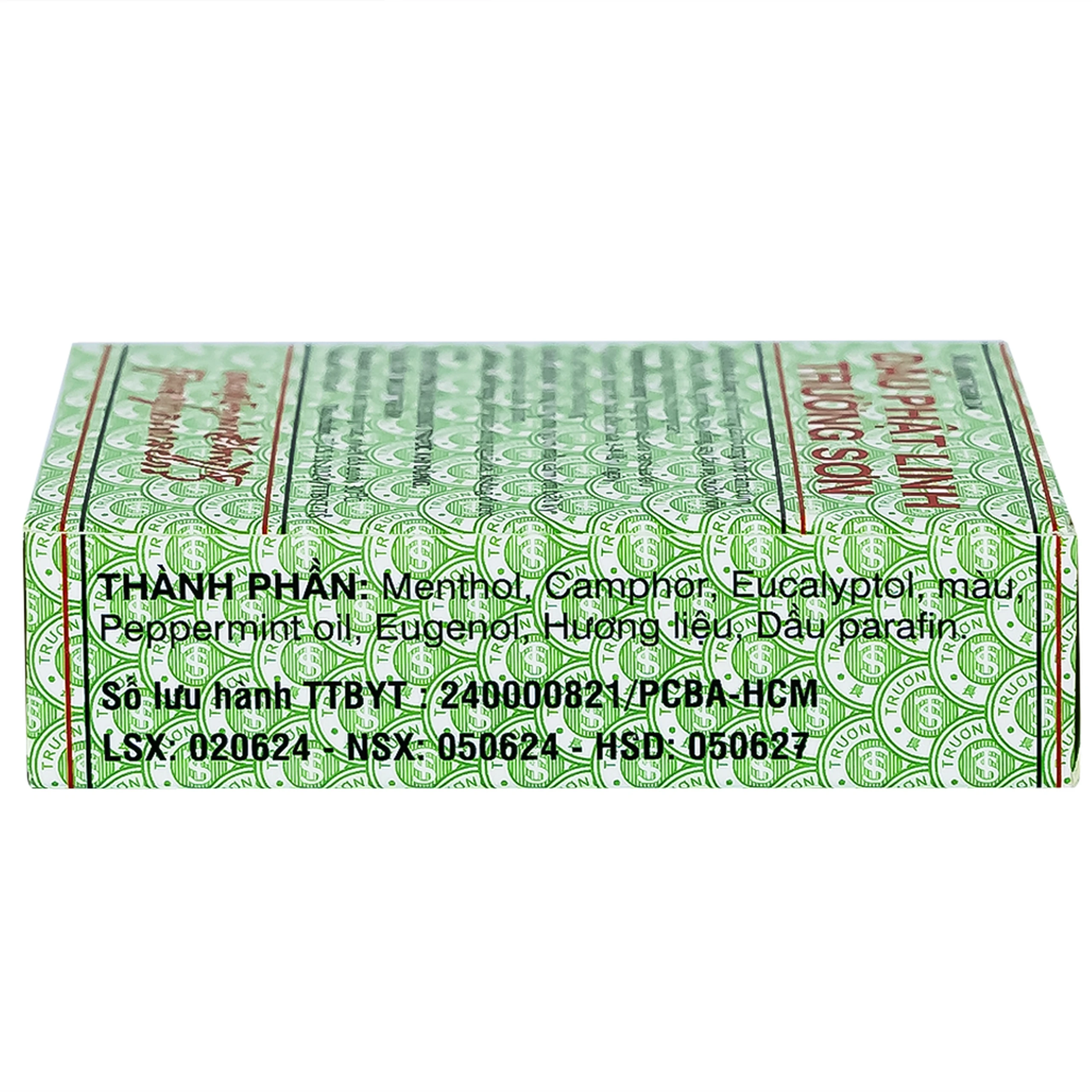 Dầu gió Phật Linh Trường Sơn 5ml giúp giảm đau nhức, sổ mũi, chóng mặt, say tàu xe