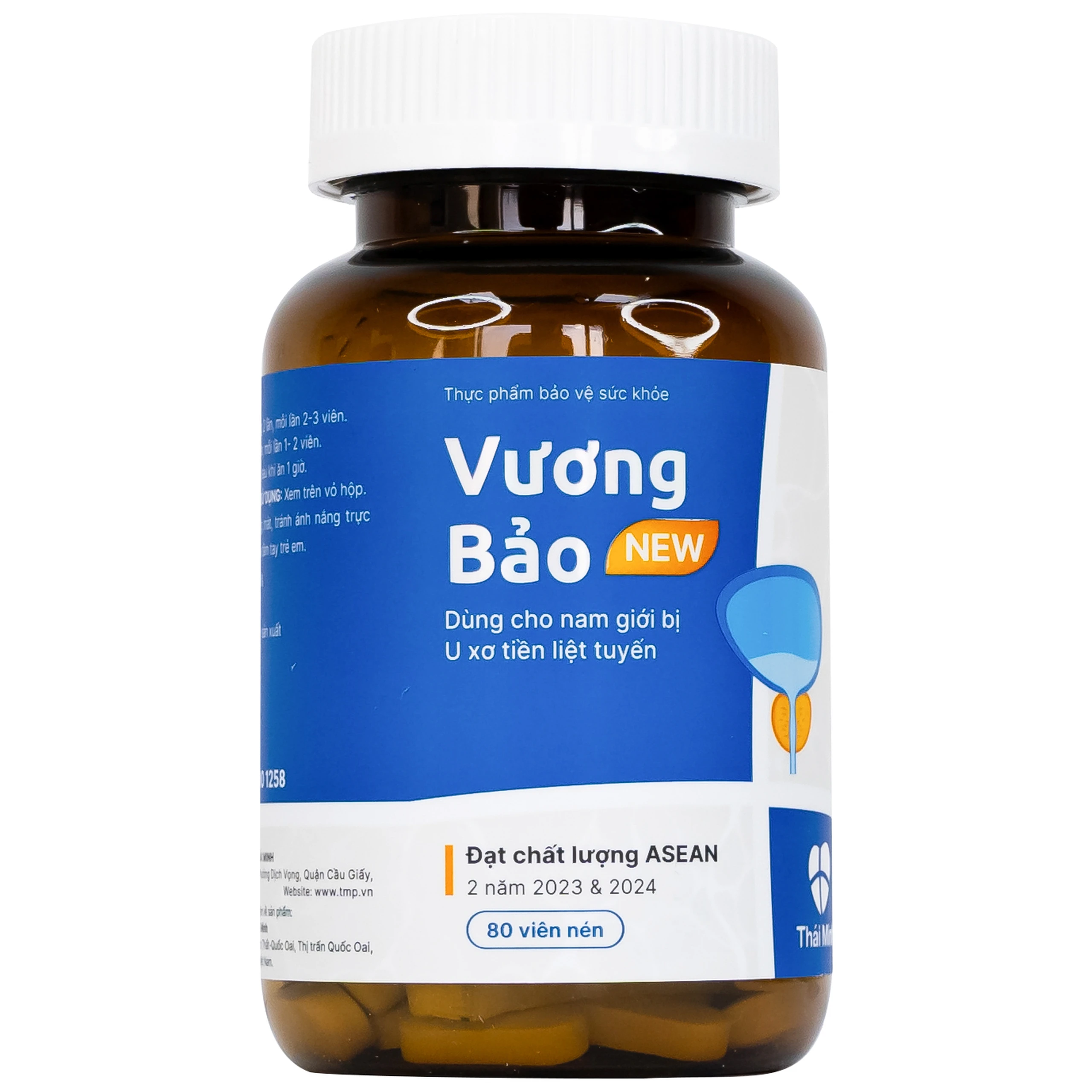 Viên uống giảm u xơ tiền liệt tuyến Vương Bảo (80 viên)
