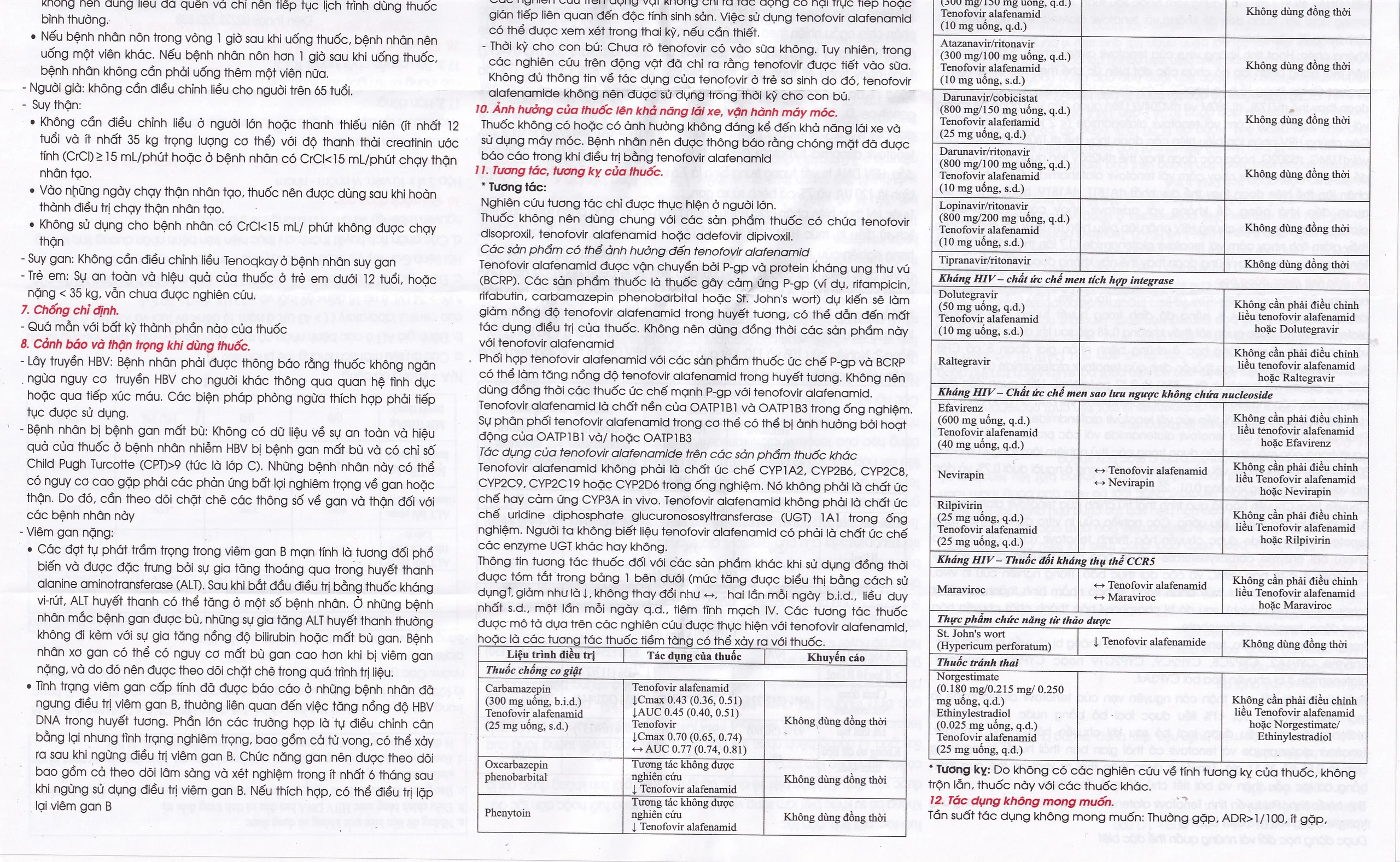 Thuốc Tenoqkay 25mg Phương Đông điều trị bệnh viêm gan siêu vi B mạn tính (3 vỉ x 10 viên)