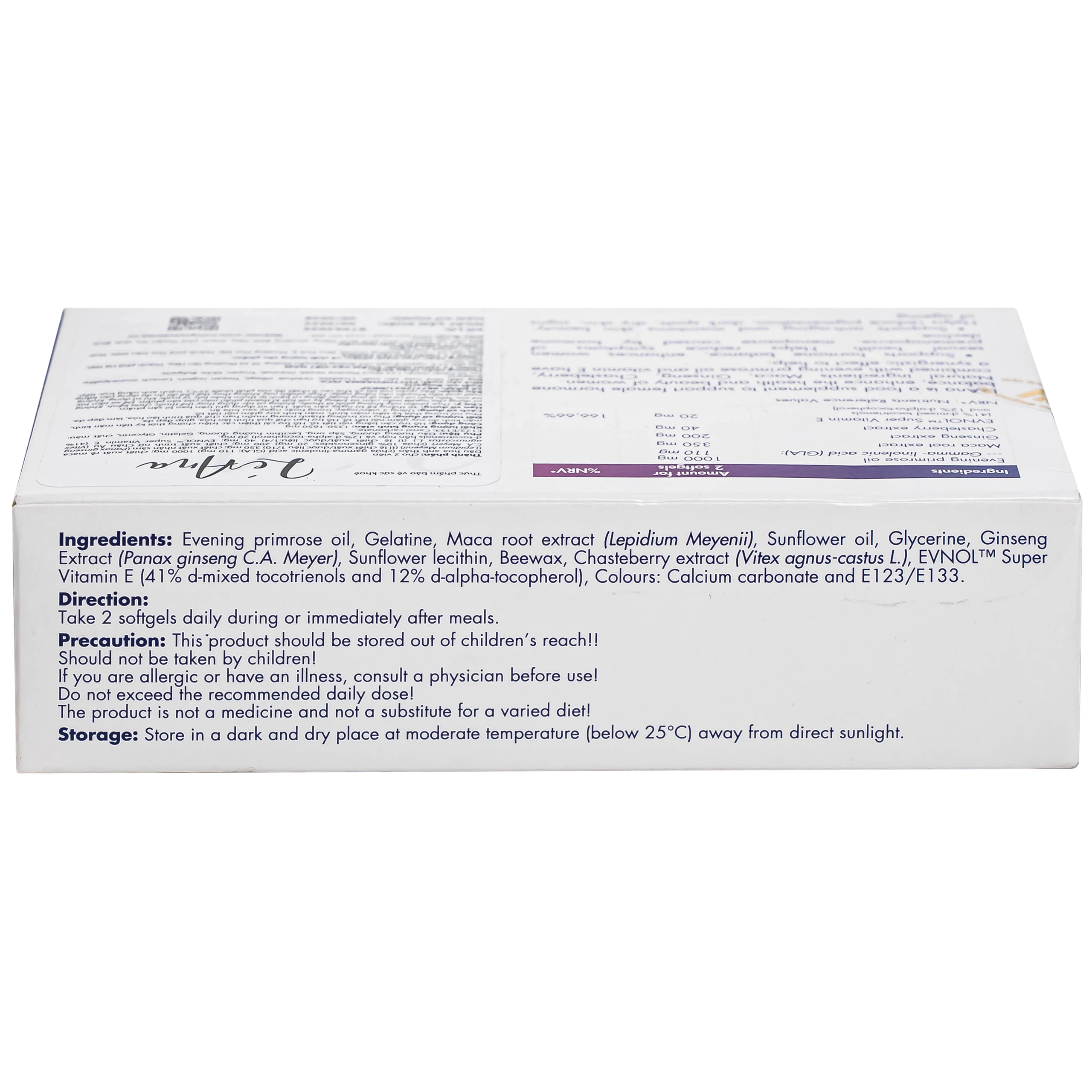 Viên uống giúp cải thiện triệu chứng tiền mãn kinh, cân bằng nội tiết tố, hạn chế lão hóa, giúp đẹp da Léana Ocavill(3 vỉ x 20 viên)