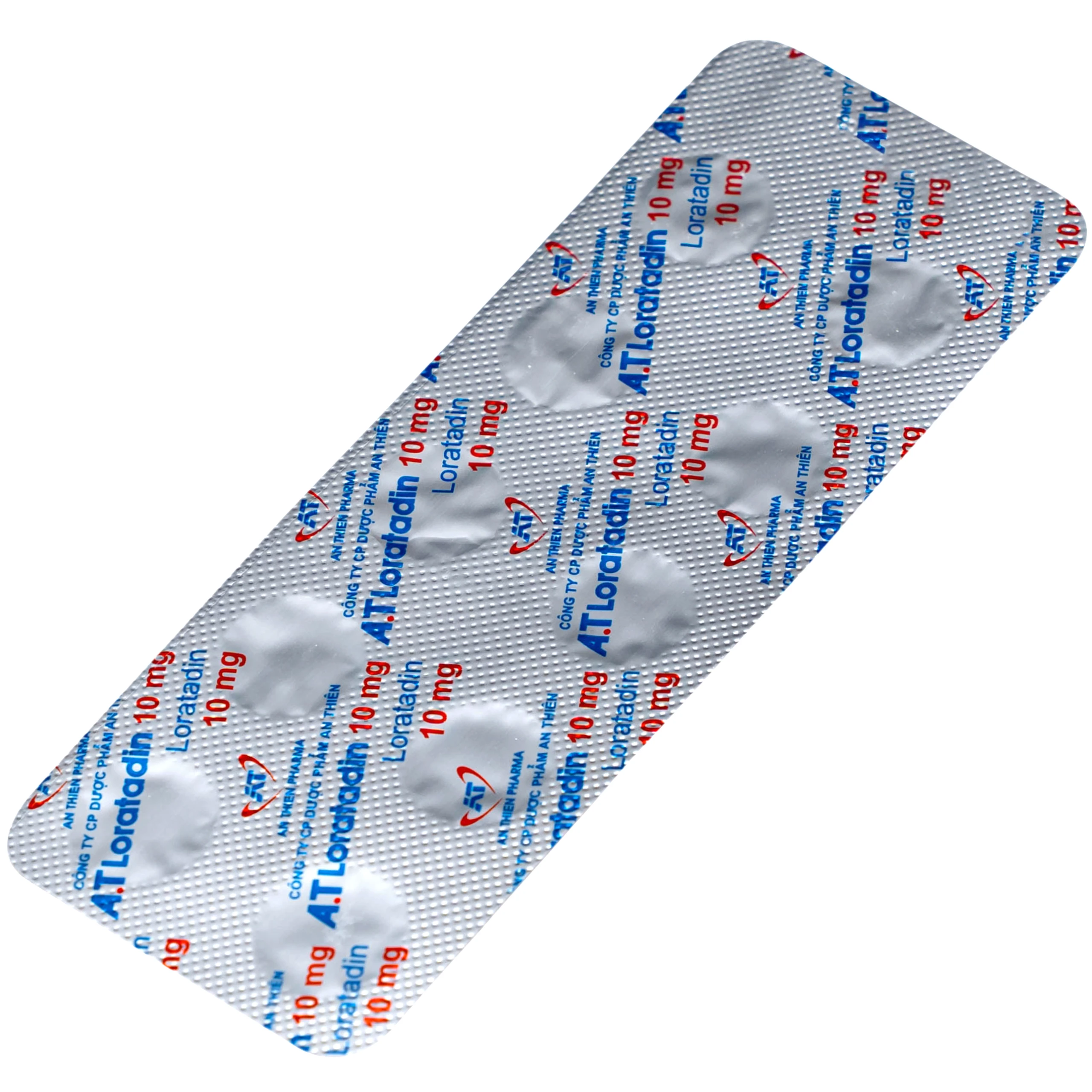 Viên nén phân tán trong miệng Loratadin 10mg An Thiên điều trị viêm mũi dị ứng, mề đay (10 vỉ x 10 viên) 7