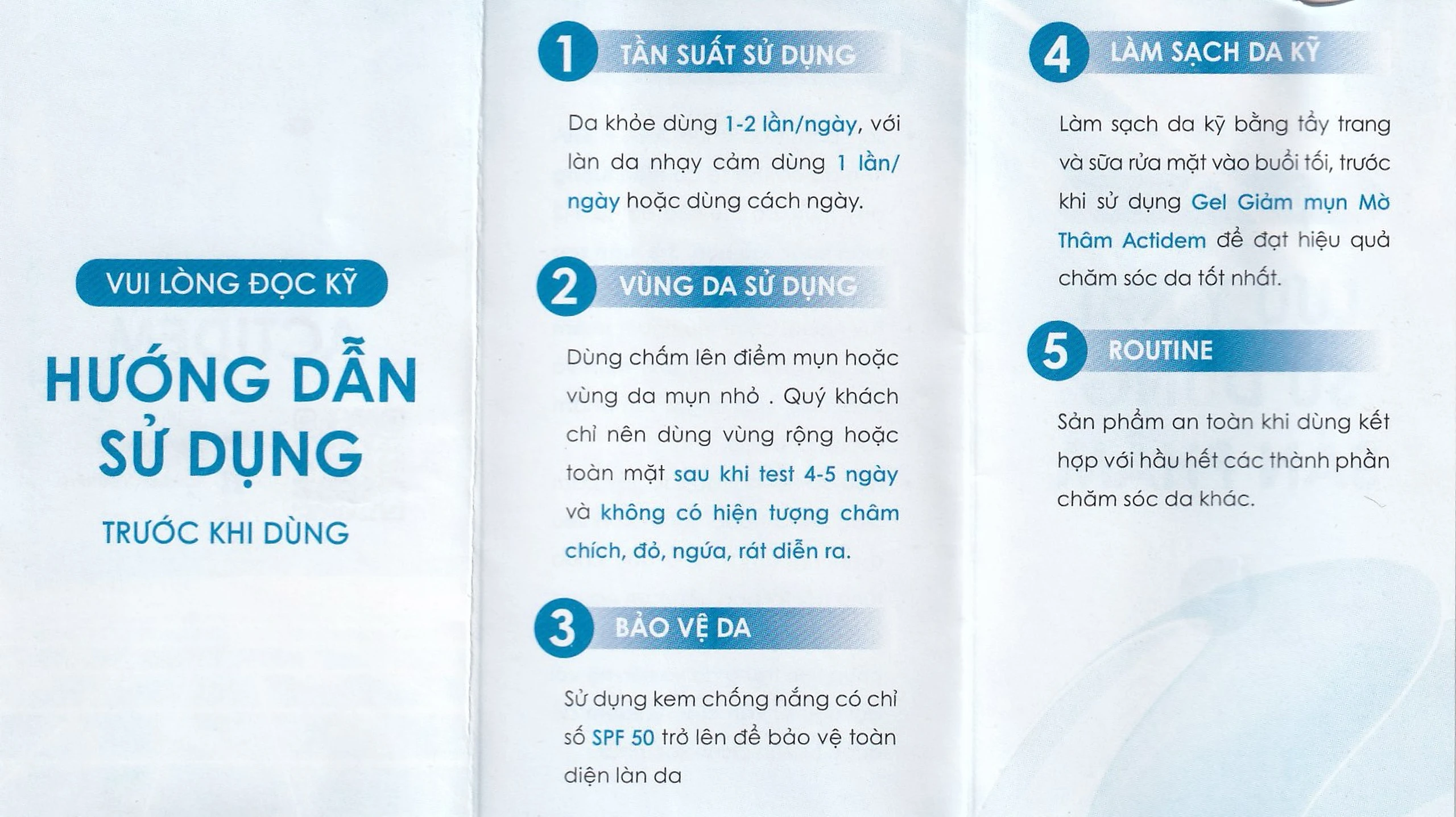 Gel bôi Actidem Derma Extra giảm mụn, mờ thâm (18g)