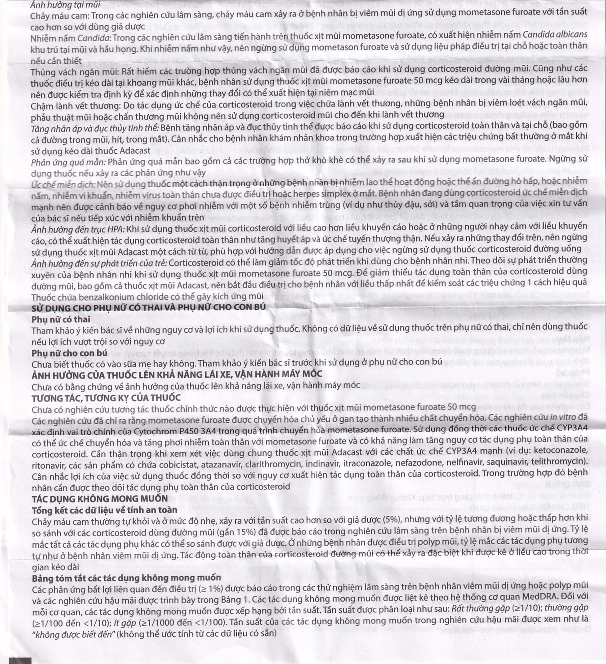 Thuốc xịt mũi Adacast Meraplion điều trị viêm mũi dị ứng, sung huyết và mất mùi, viêm mũi xoang (60 liều)