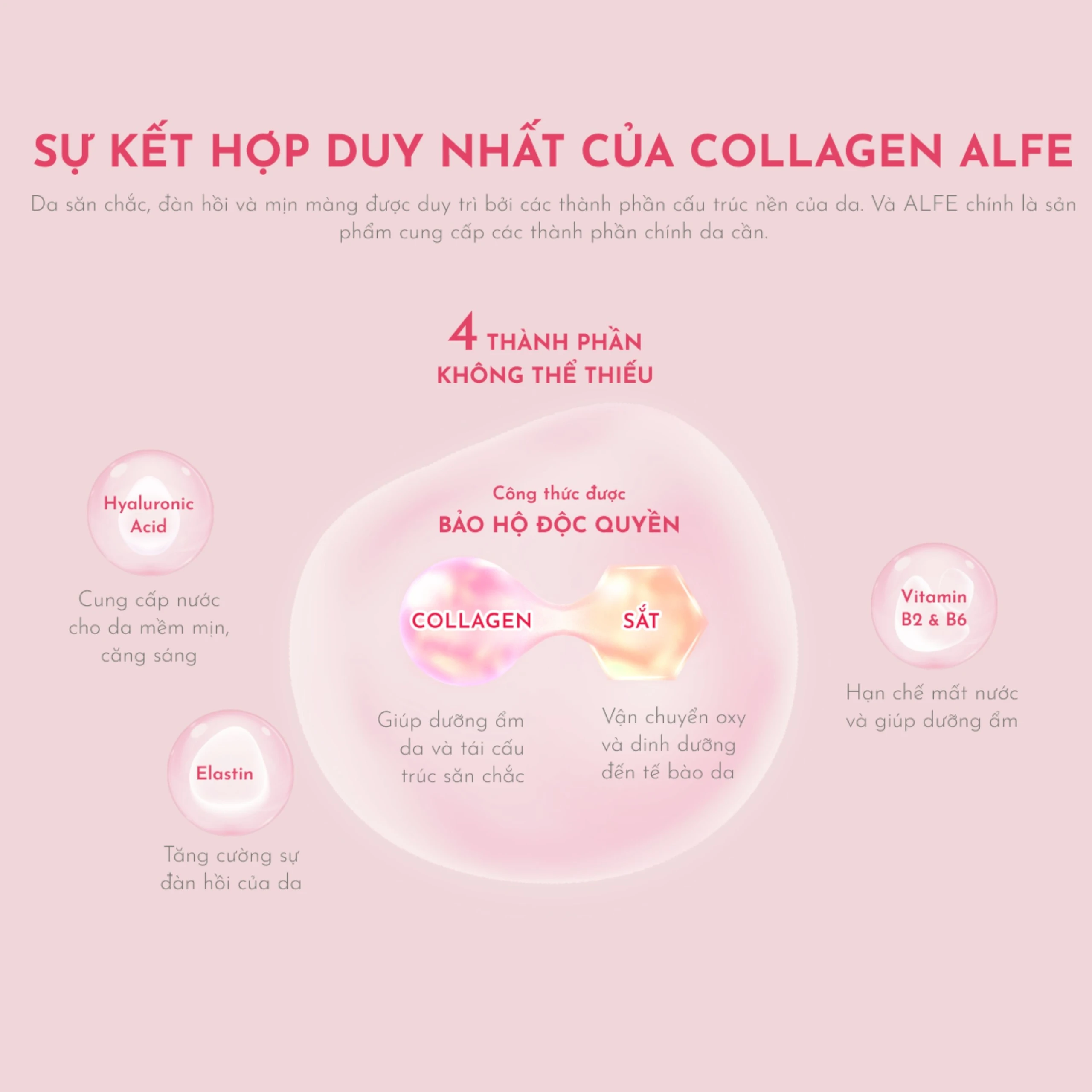 Nước uống bổ sung collagen Alfe Beauty Conc Taisho (10 chai x 50ml) 4
