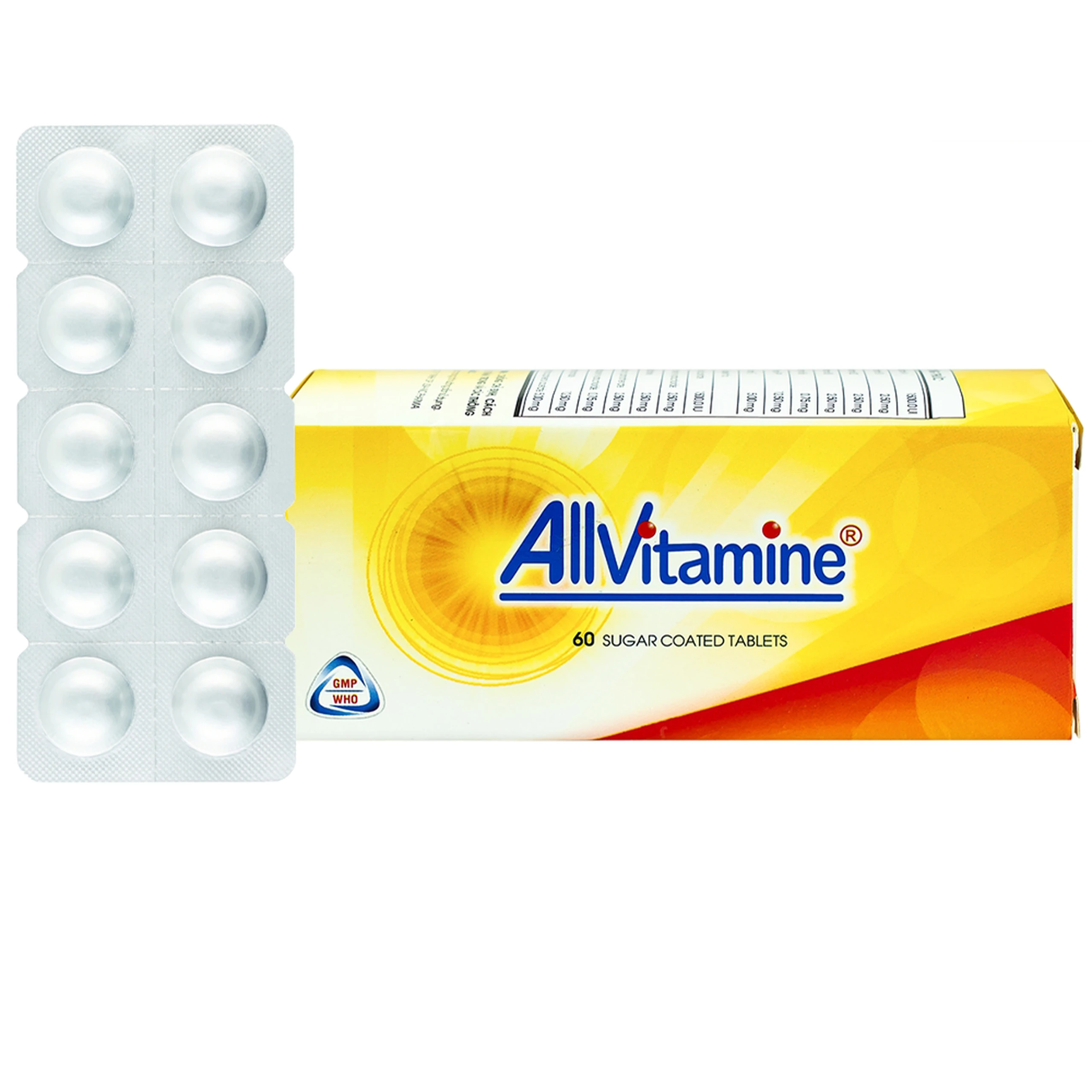 Thuốc Allvitamine bổ sung Vitamin (6 vỉ x 10 viên)