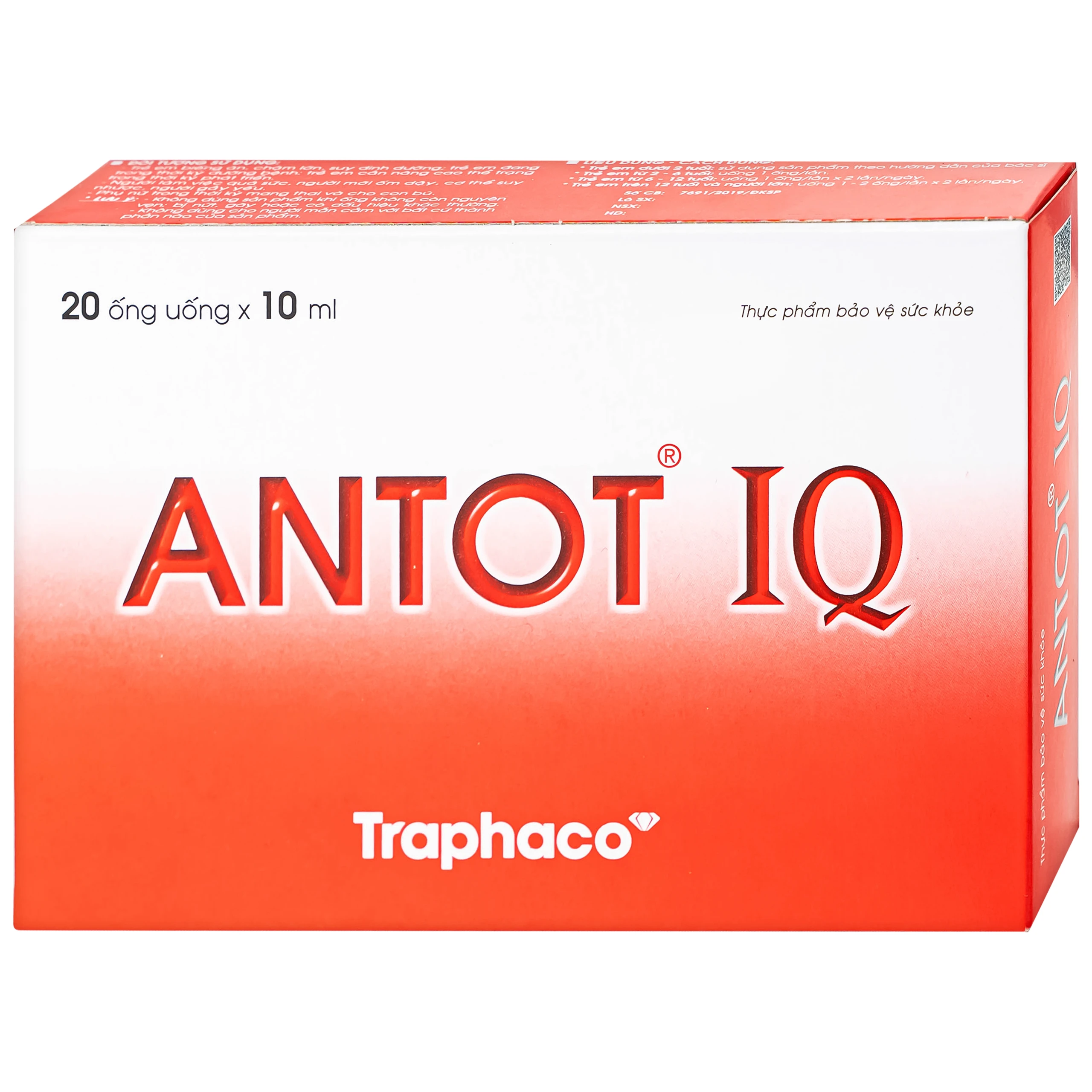 Dung dịch giúp trẻ ăn ngon miệng Antot IQ Traphaco (20 ống)