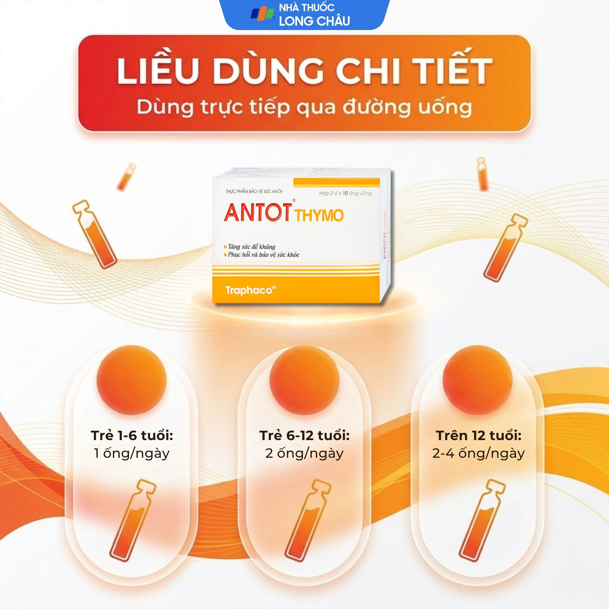 Dung dịch giúp ăn ngon miệng Antot Thymo Traphaco (2 vỉ x 10 ống) 5