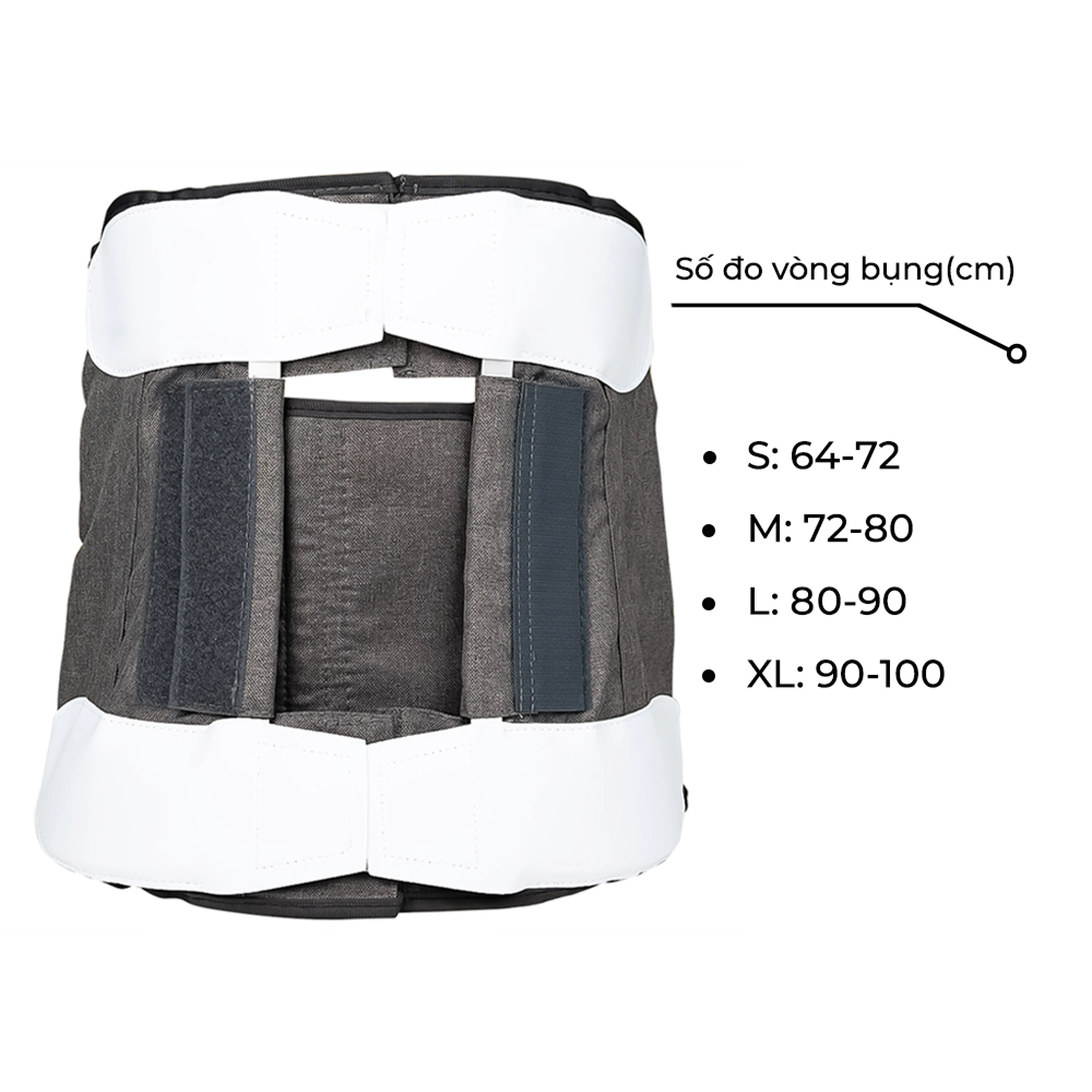 Áo vùng lưng H3 Hameco giúp cố định và chống đỡ cột sống