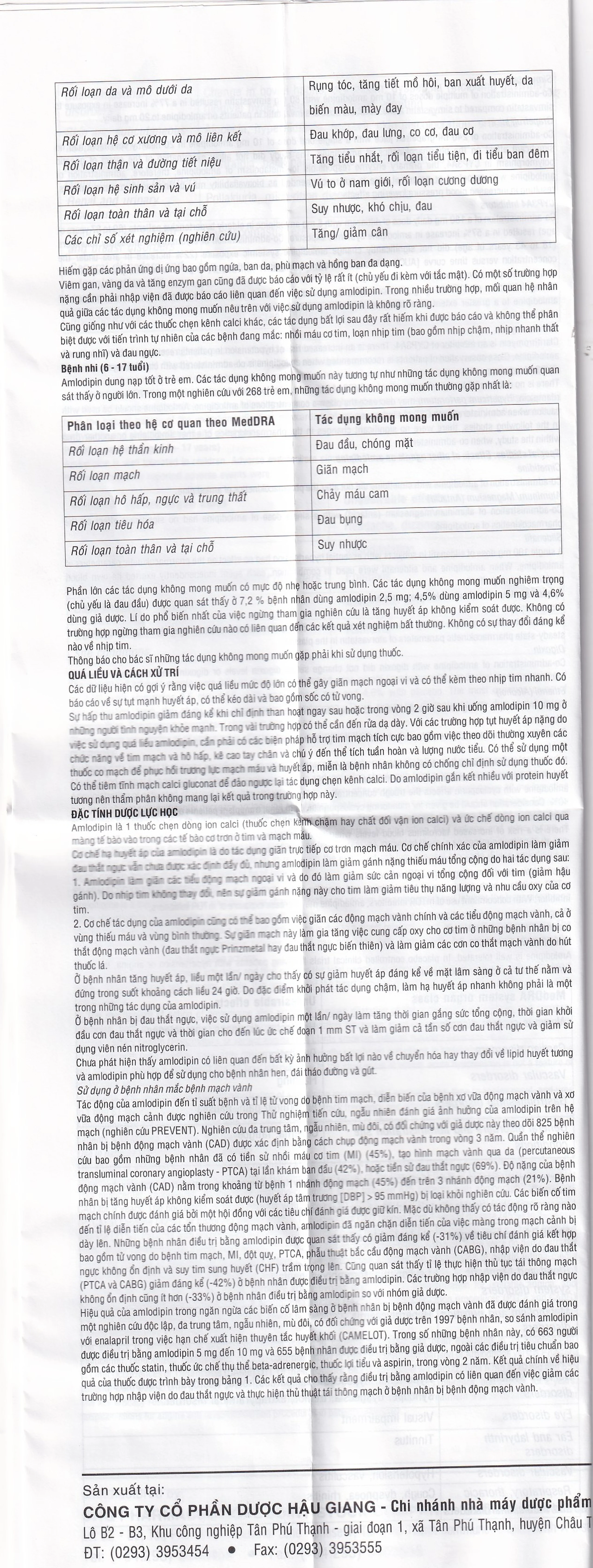 Thuốc Apitim 5 DHG điều trị tăng huyết áp (3 vỉ x 10 viên)