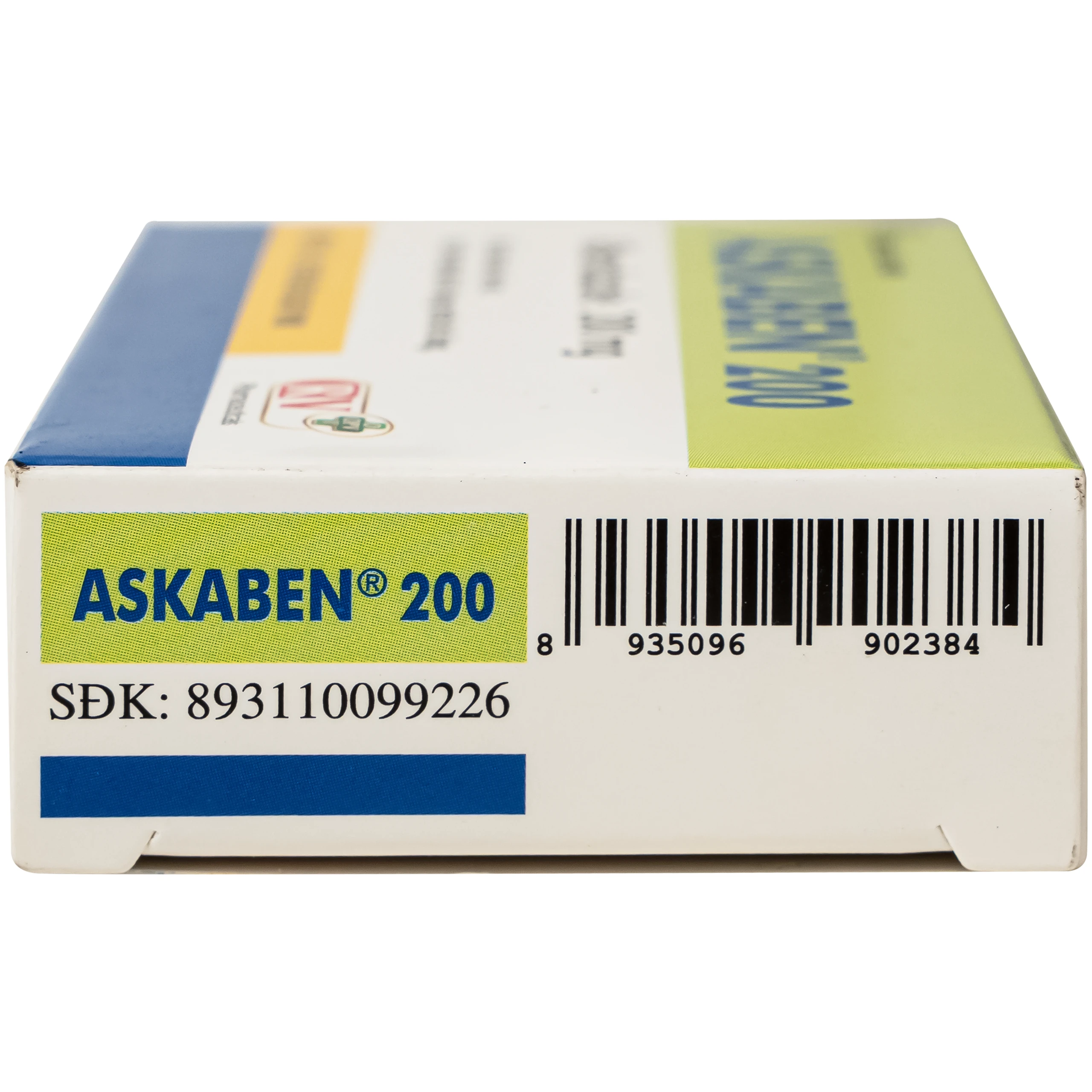Thuốc Askaben 200mg OPV điều trị nhiễm ấu trùng sán lợn có tổn thương não (1 vỉ x 2 viên) 4