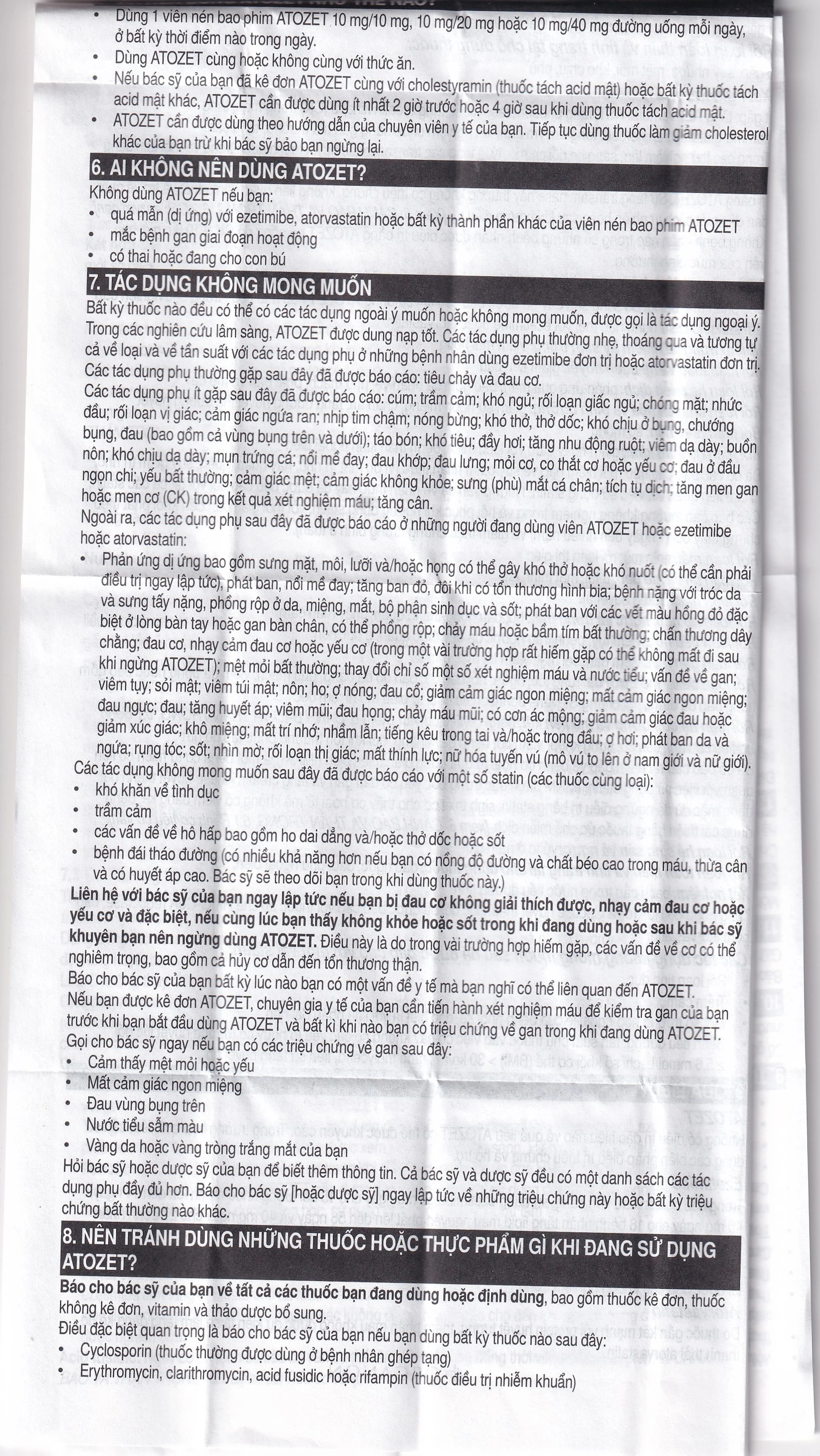Thuốc Atozet 10mg/10mg MSD điều trị rối loạn mỡ máu, phòng ngừa các bệnh tim mạch (3 vỉ x 10 viên)