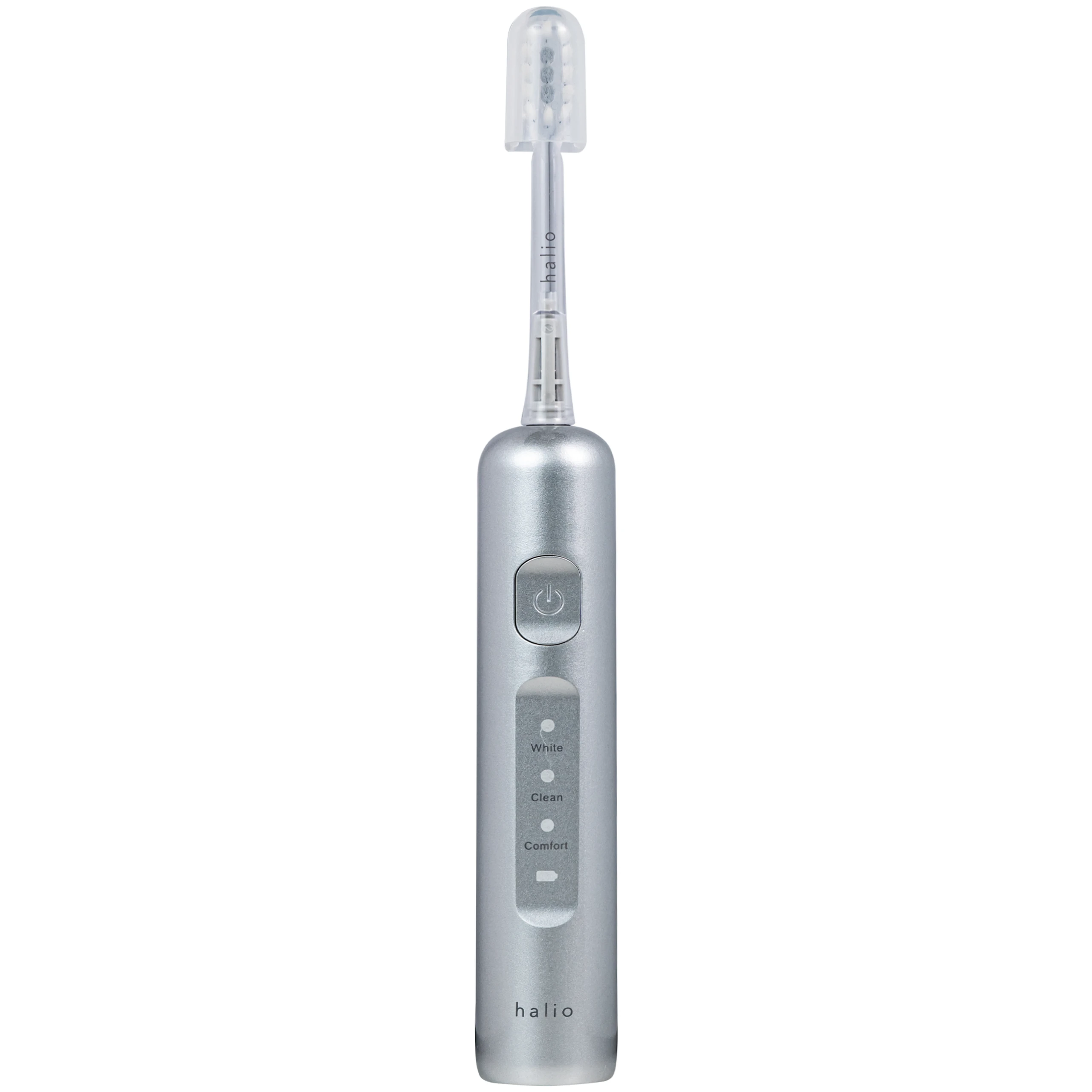 Bàn chải điện công nghệ chuyển động kép halio wave sonic electric toothbrush - silver frost (màu xám) 4